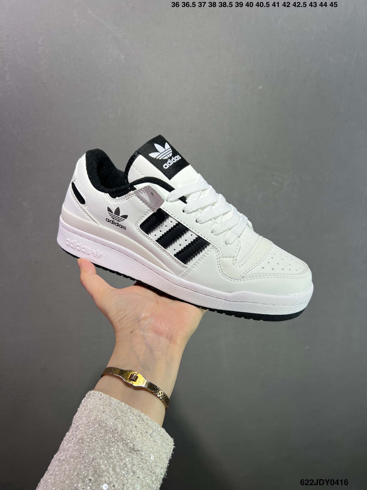 Adidas Originals Forum Low White/Black Retro Basketball Shoes IF9681 2 i1744733644233 5397 0 1