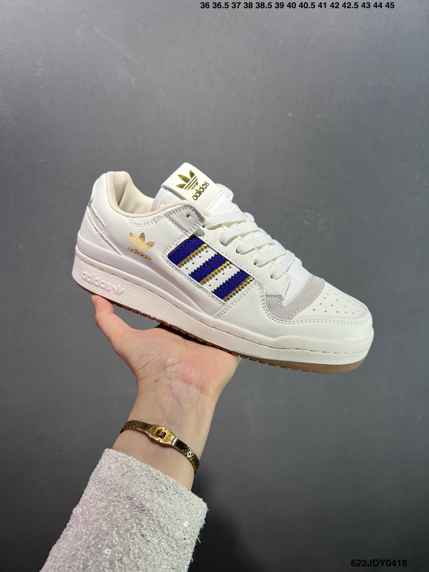 Adidas Originals Forum Low White/Black Retro Basketball Shoes IF9681 8 i1744733704332 56 0 1