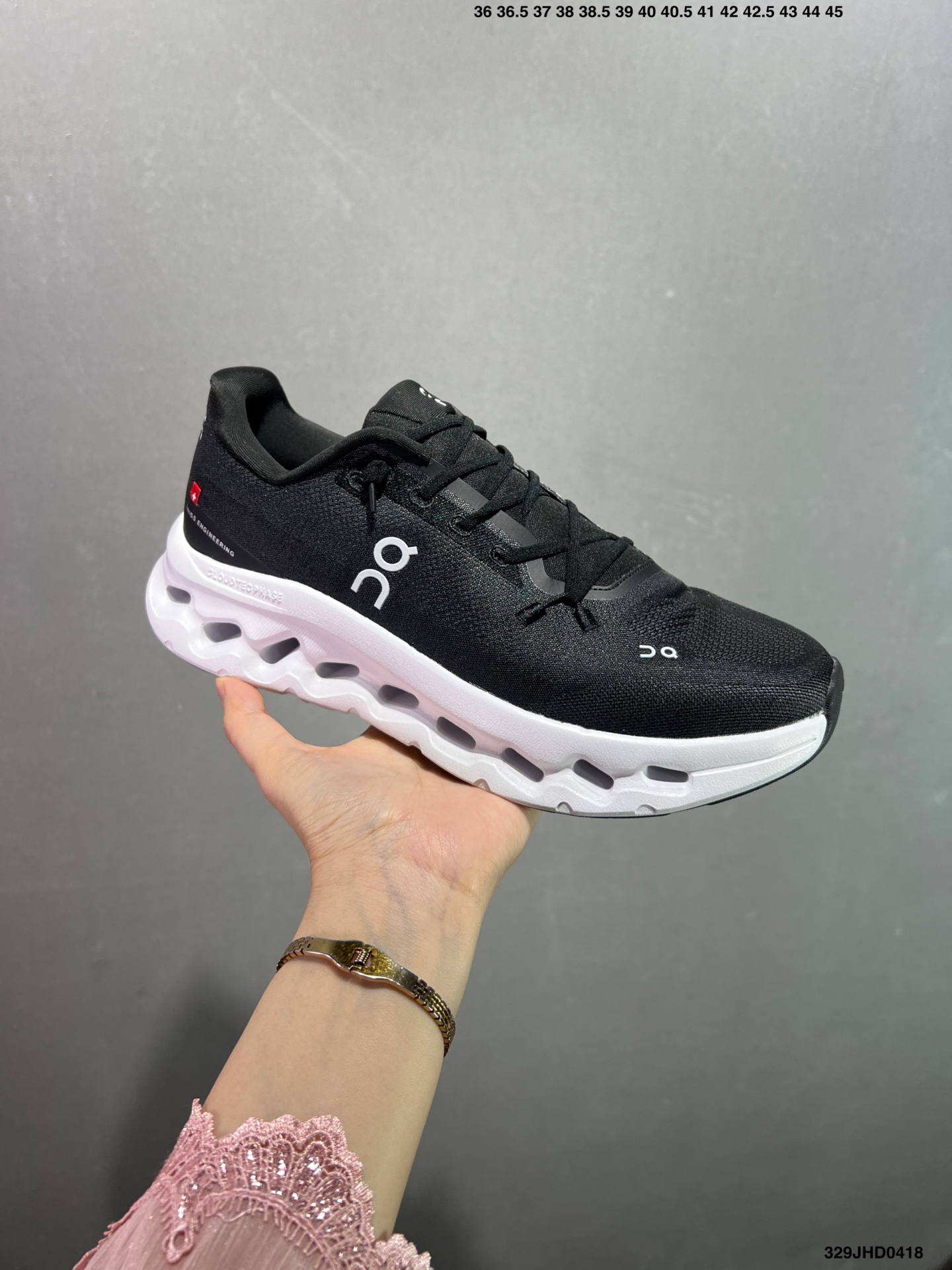 On Cloudmonster Women's Running Shoes - Black Lightweight Cushioned Sneakers 2 i1744904299138 8879 0 1
