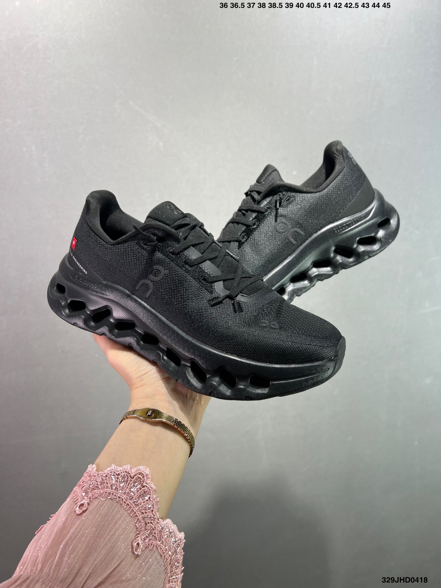 On Cloudmonster Women's Running Shoes - Black Lightweight Cushioned Sneakers 7 i1744904457410 4933 0 7