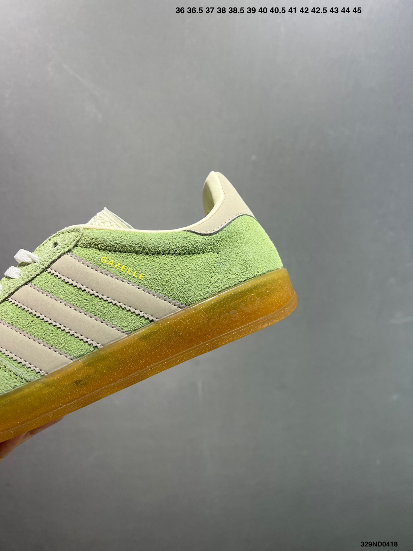 Adidas Gazelle Indoor Trainers: Retro Style in Suede Matcha Green 3 i1744906526575 1868 0 5
