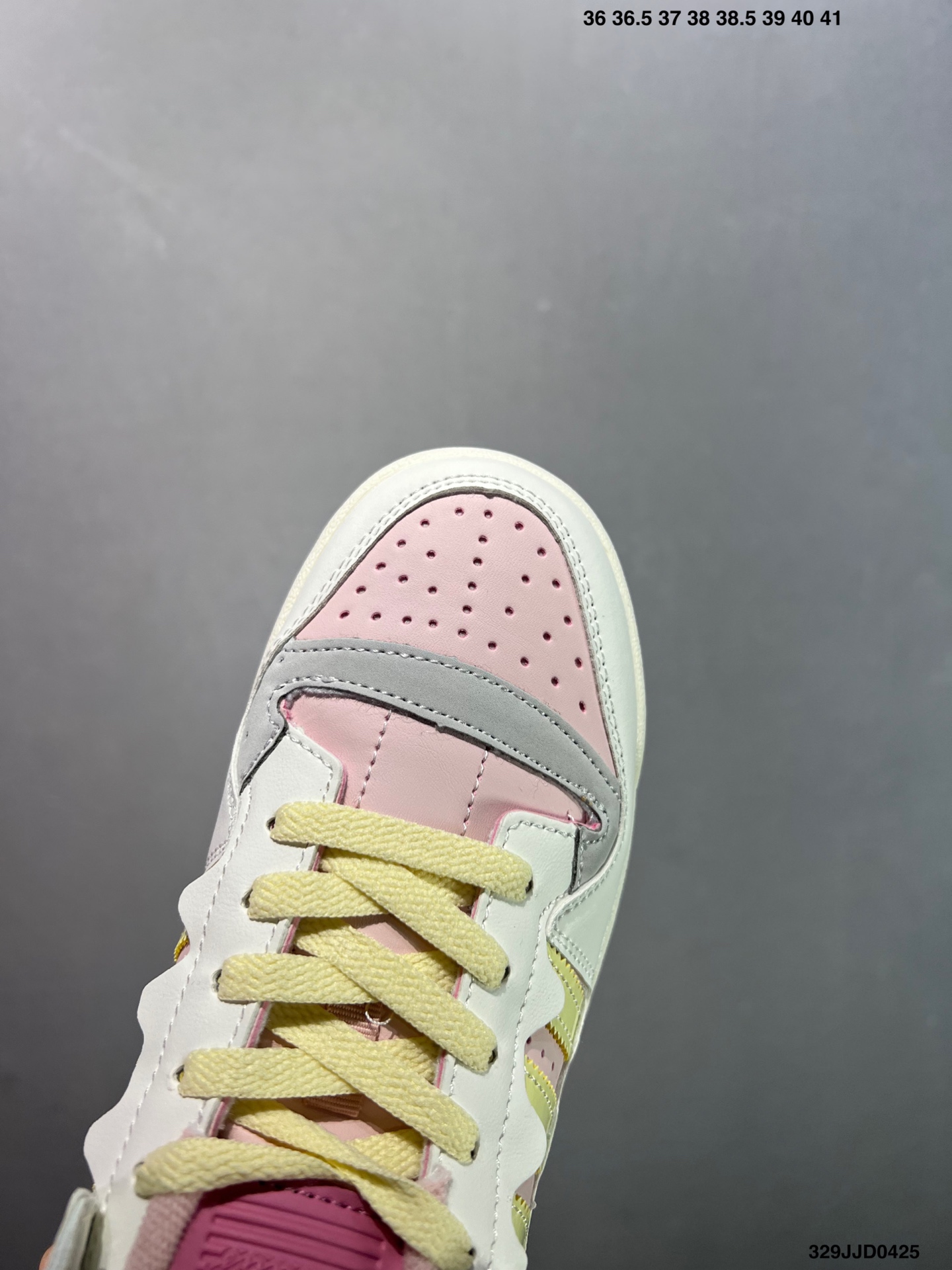 Adidas Forum Low CL Women's Retro Sneakers - Light Yellow / Pink - JR8032 6 i1745512471199 1741 0 4