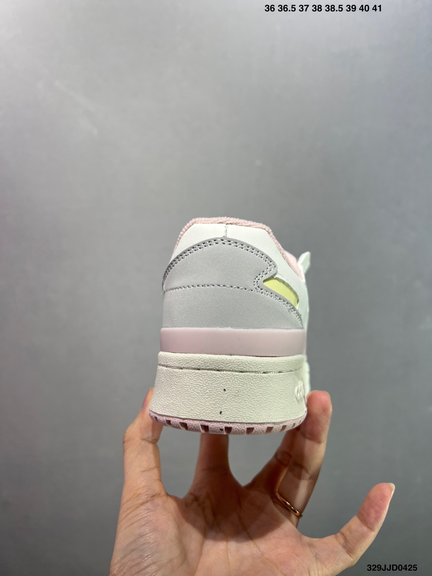 Adidas Forum Low CL Women's Retro Sneakers - Light Yellow / Pink - JR8032 5 i1745512473703 63 0 3