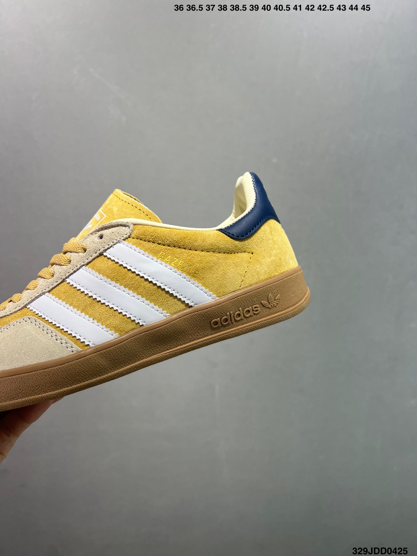 Adidas Gazelle Indoor Yellow Suede Low-Top Sneakers-Retro Style, Comfortable Fit 7 i1745512662972 5438 0 5