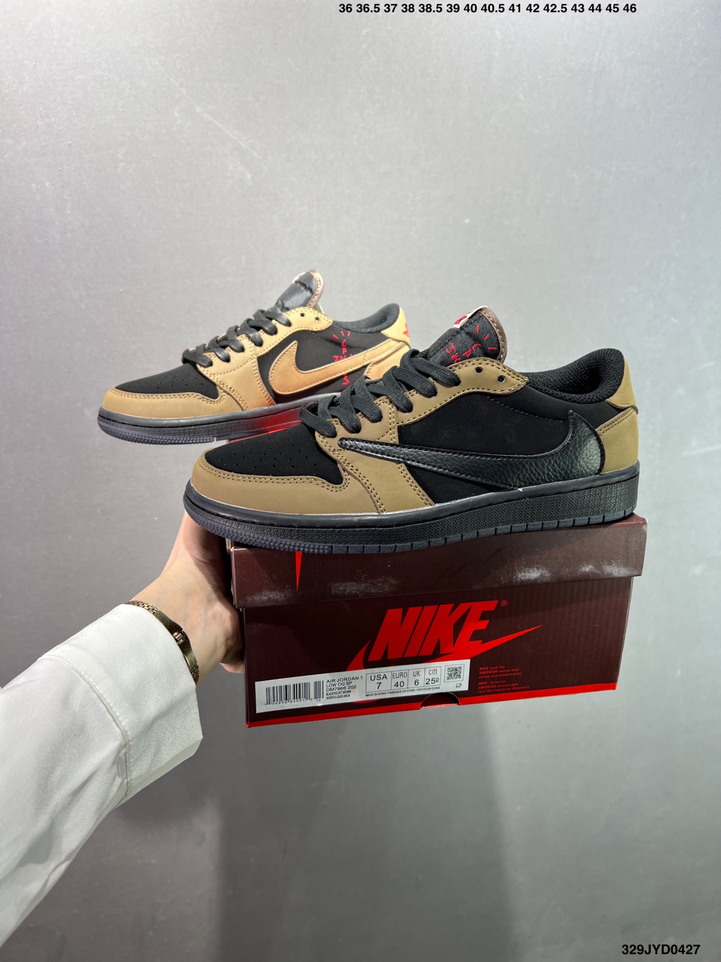 Air Jordan 1 Travis Scott Reverse Mocha Sneakers - Low Top Basketball Shoes 5 i1745684017142 6681 0 8