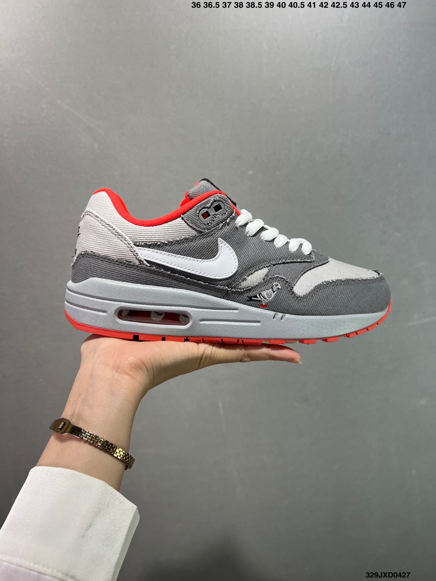 Nike Air Max 1 Premium King's Day Gray Red White Sneakers 2 i1745684858830 9396 0 0