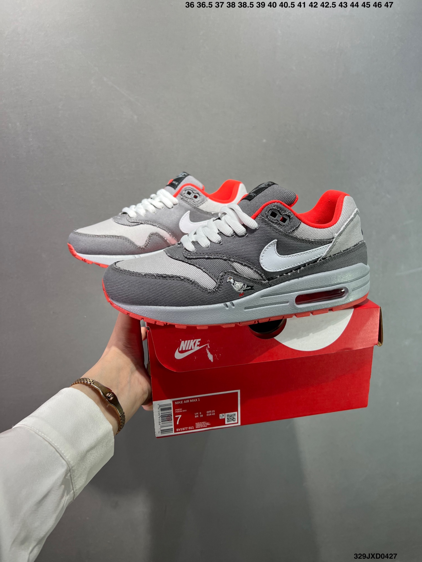 Nike Air Max 1 Premium King's Day Gray Red White Sneakers 10 i1745684858871 2869 0 8