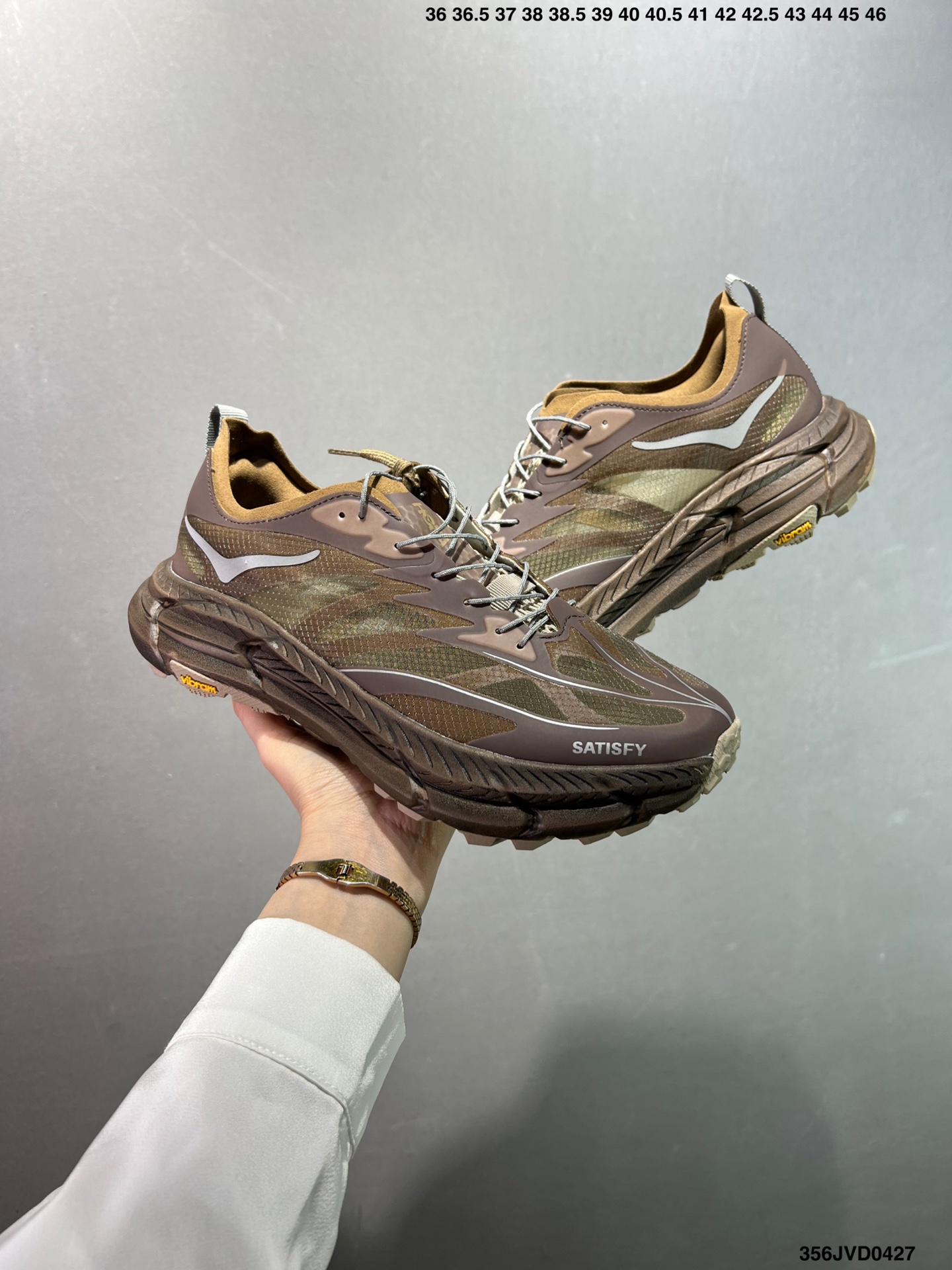 Satisfy x Hoka One One Mafate Speed 4 Black Brown Running Shoes 9 i1745685322520 4426 0 7
