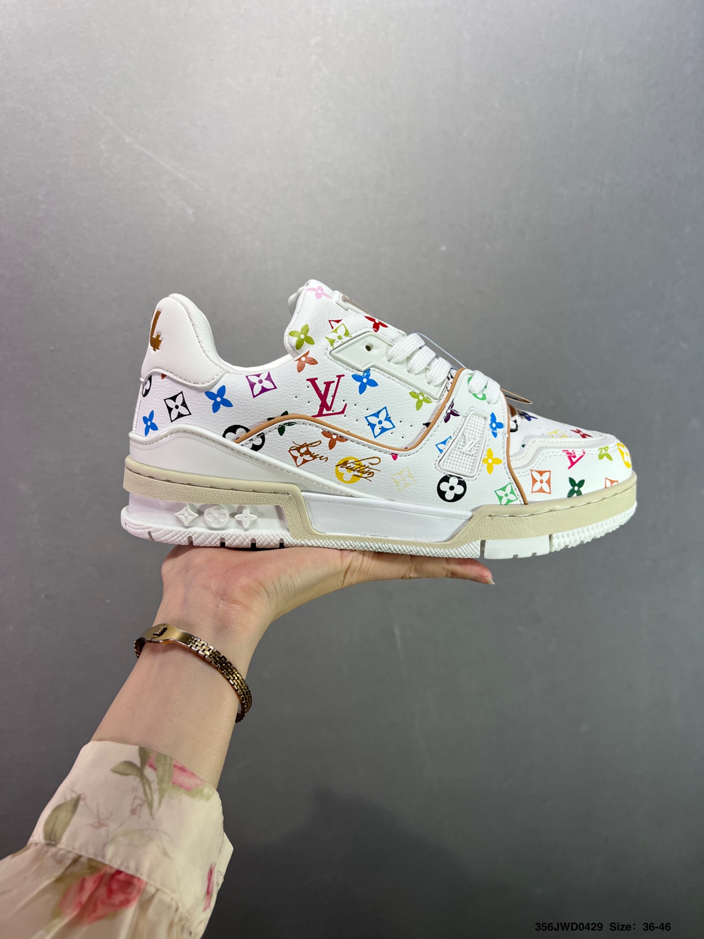 Louis Vuitton Trainer Sneaker: Virgil Abloh Design, Premium Materials, Sizes 36-46
