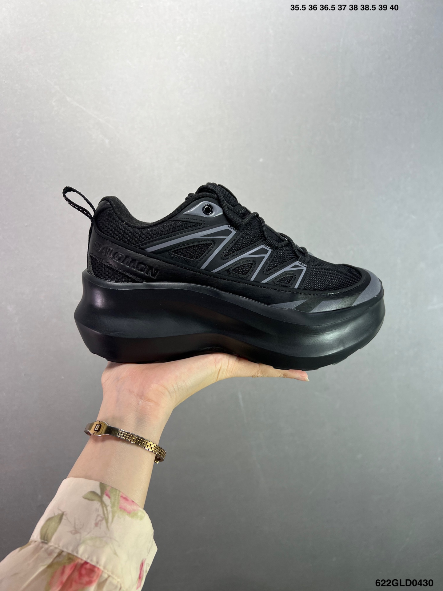 Salomon XT-Whisper PANHUI CNY Running Shoes - Black, Breathable, Anti-Slip