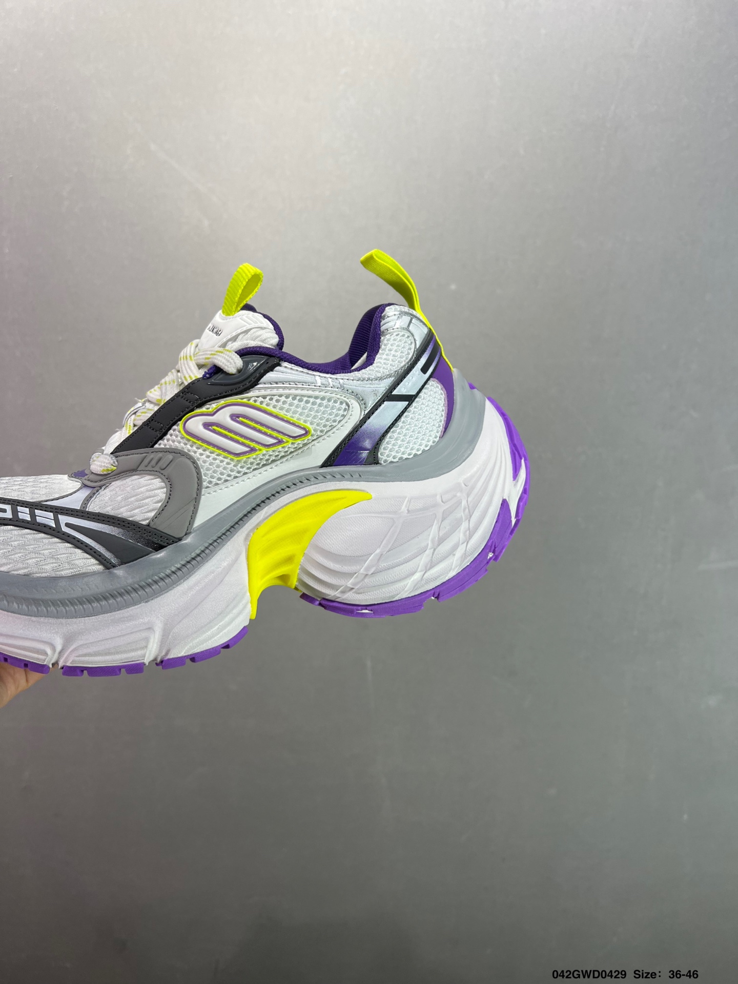 Balenciaga 10XL Cargo Sneakers: Retro, Chunky, Comfortable - White/Grey/Purple 7 i1745945434498 1039 0 5