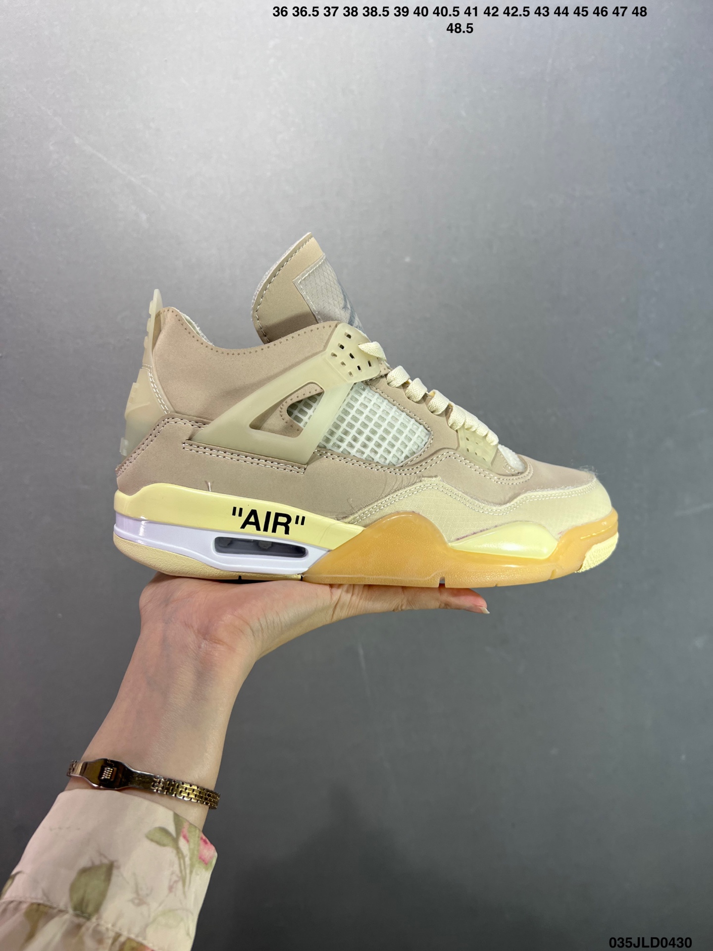 Air Jordan 4 Retro Off-White Men's Basketball Shoes AQ9129-016