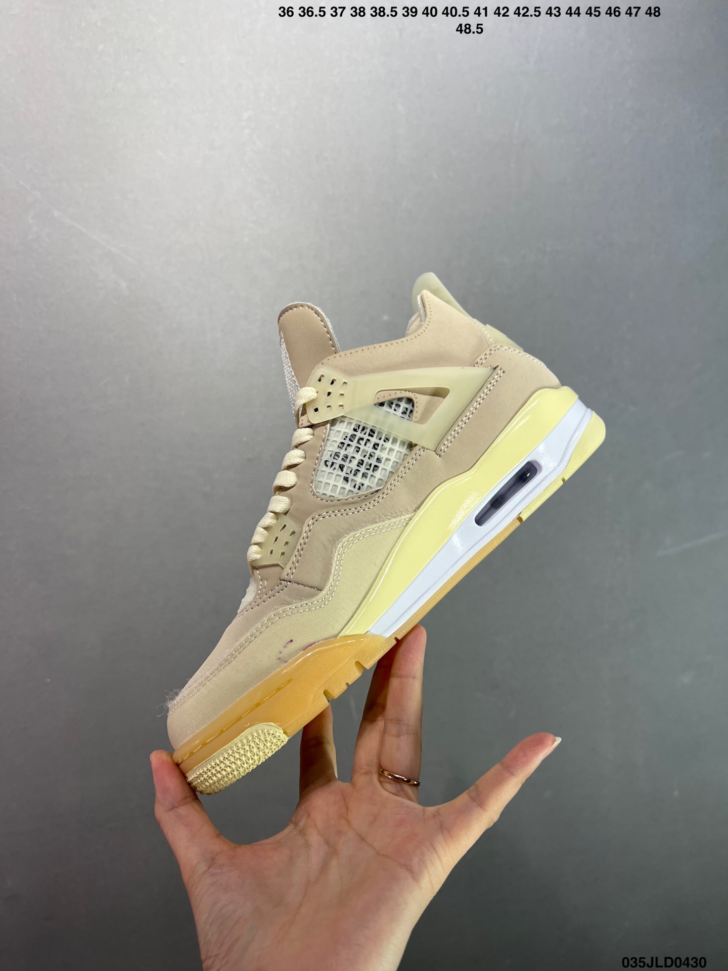 Air Jordan 4 Retro Off-White Men's Basketball Shoes AQ9129-016 4 i1745945798628 196 0 2