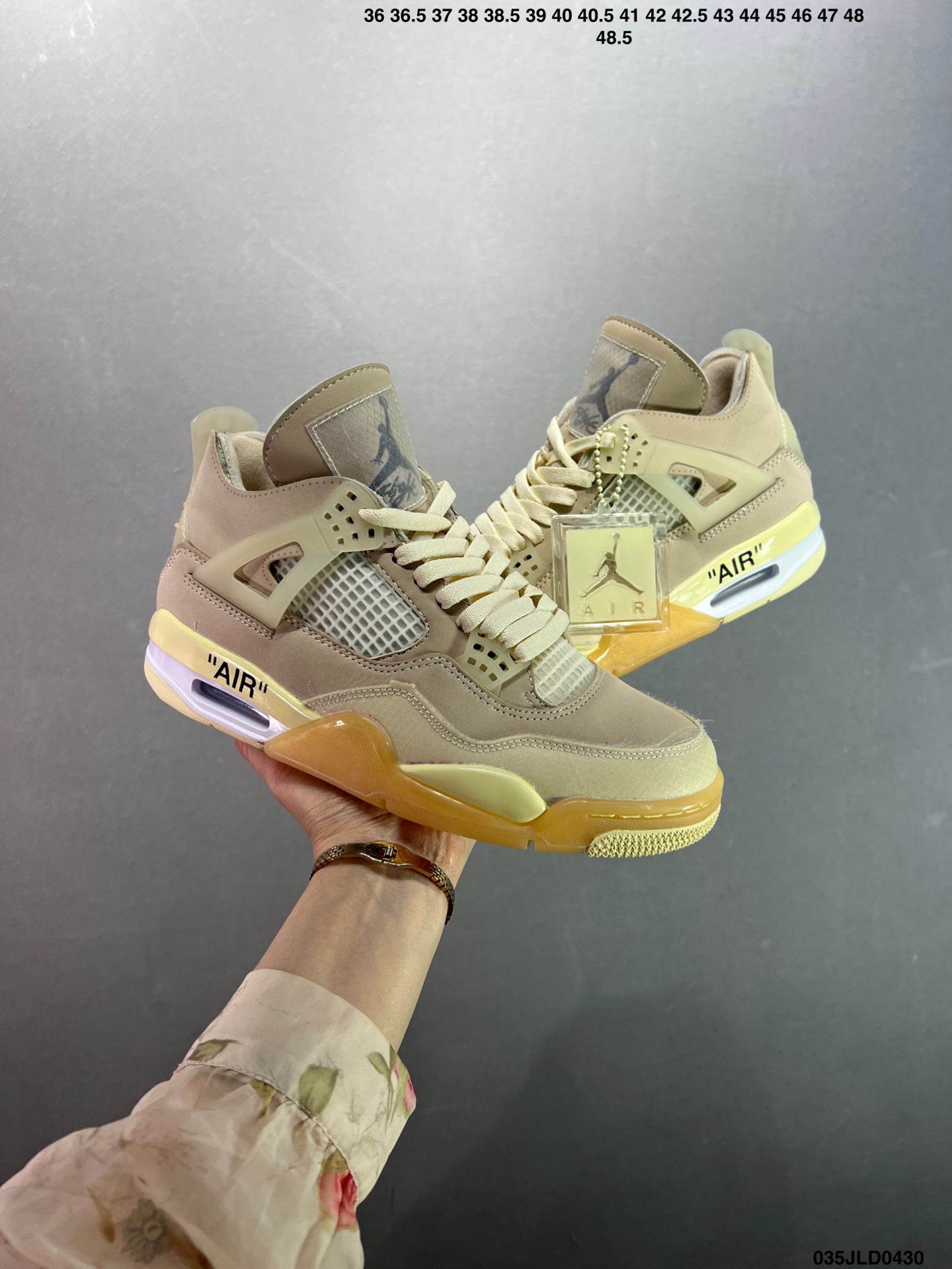 Air Jordan 4 Retro Off-White Men's Basketball Shoes AQ9129-016 9 i1745945800876 820 0 7