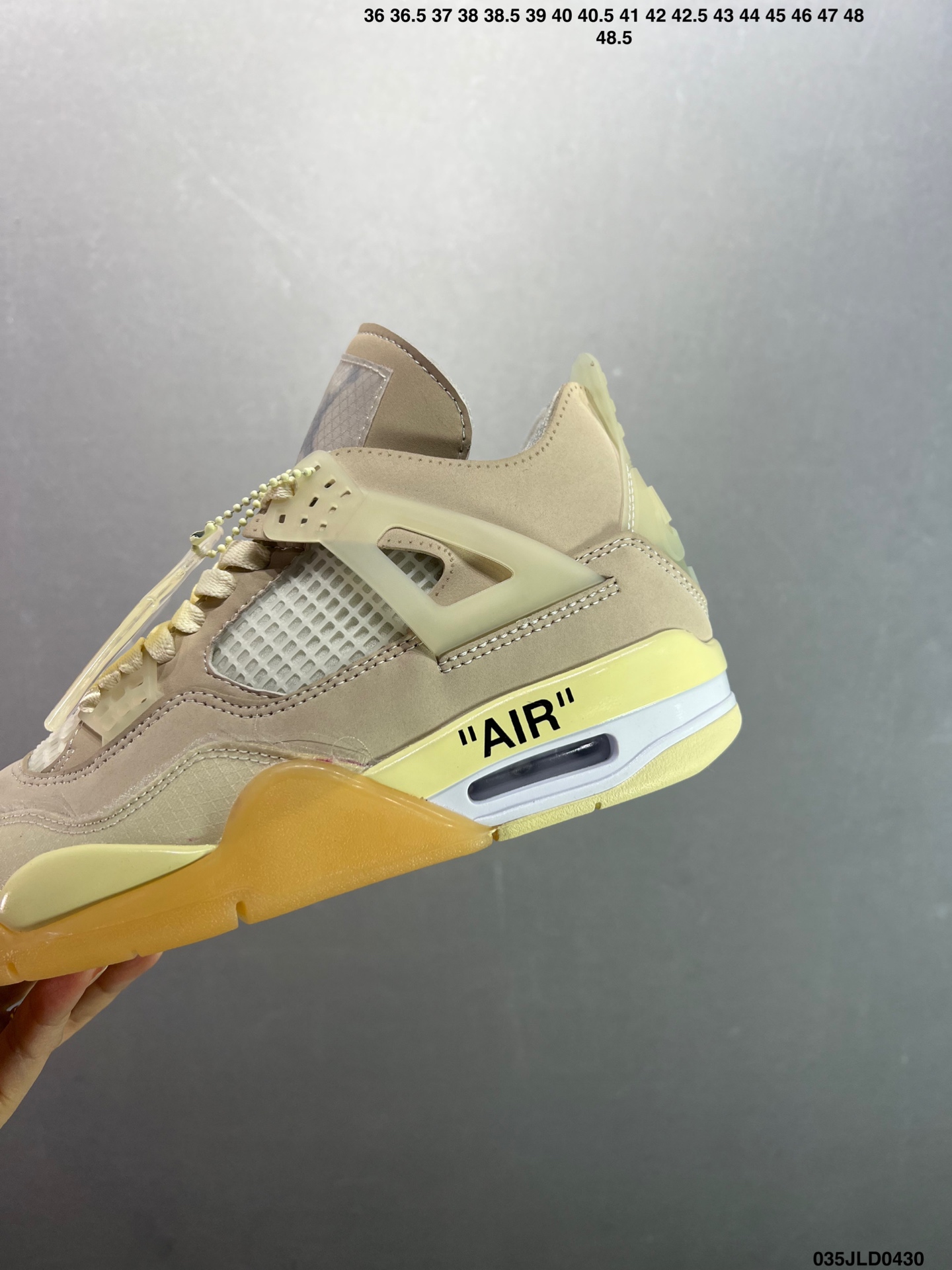 Air Jordan 4 Retro Off-White Men's Basketball Shoes AQ9129-016 7 i1745945800898 9291 0 5