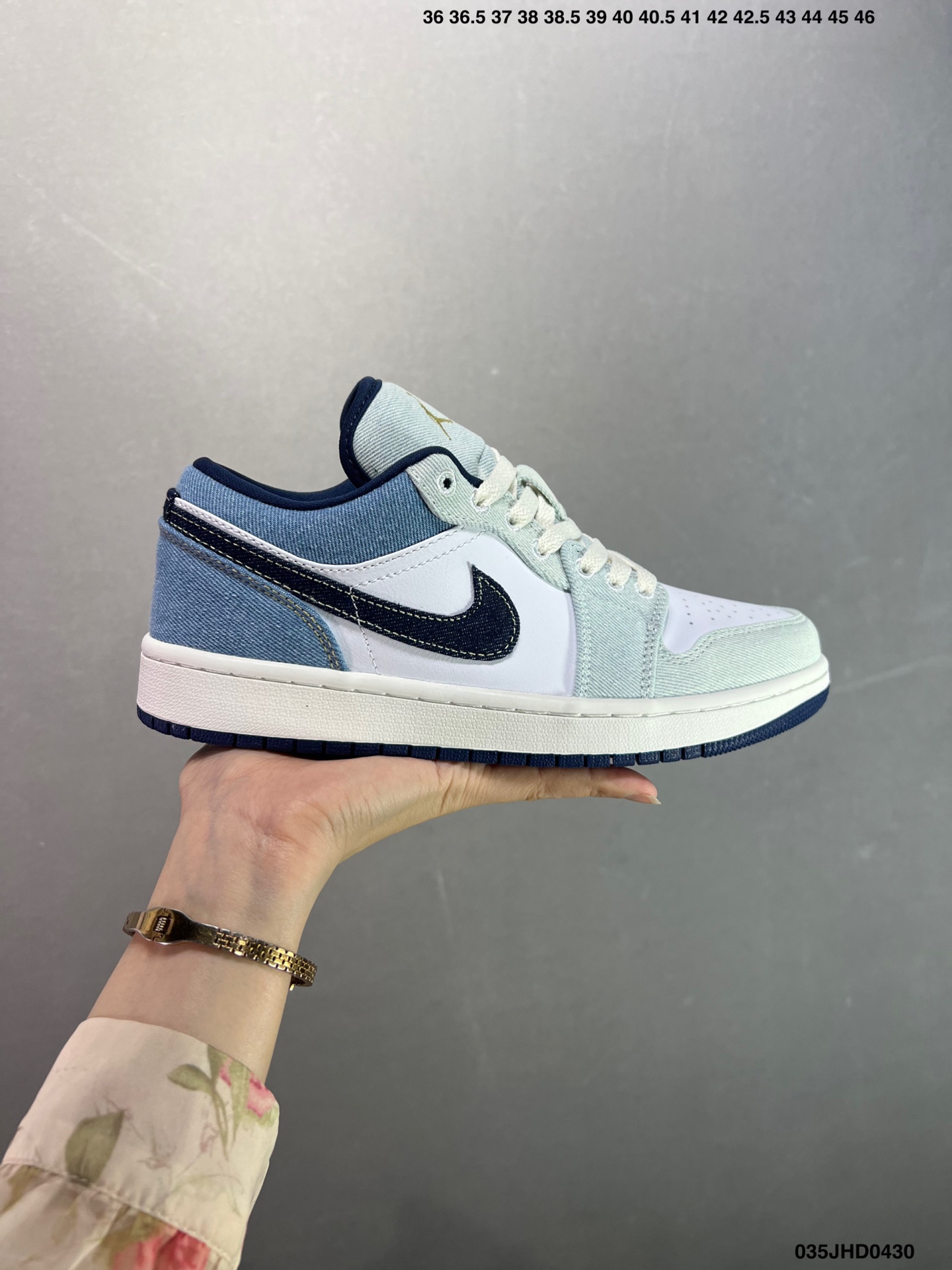 Nike Air Jordan 1 Low Casual Sneakers - Official Color Matching