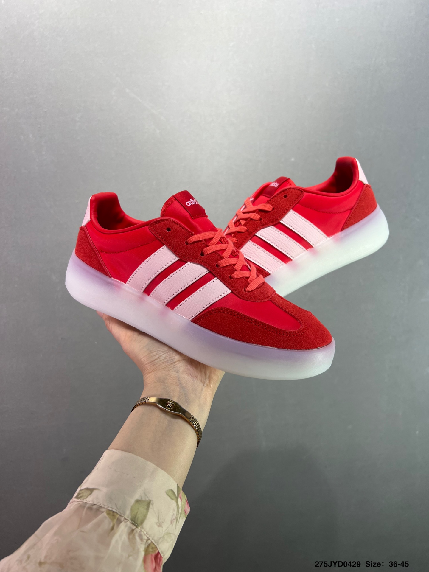 Adidas Barreda Decode Low-Top Red Sneakers for Comfort and Shock Absorption 9 i1745945906251 8820 0 7