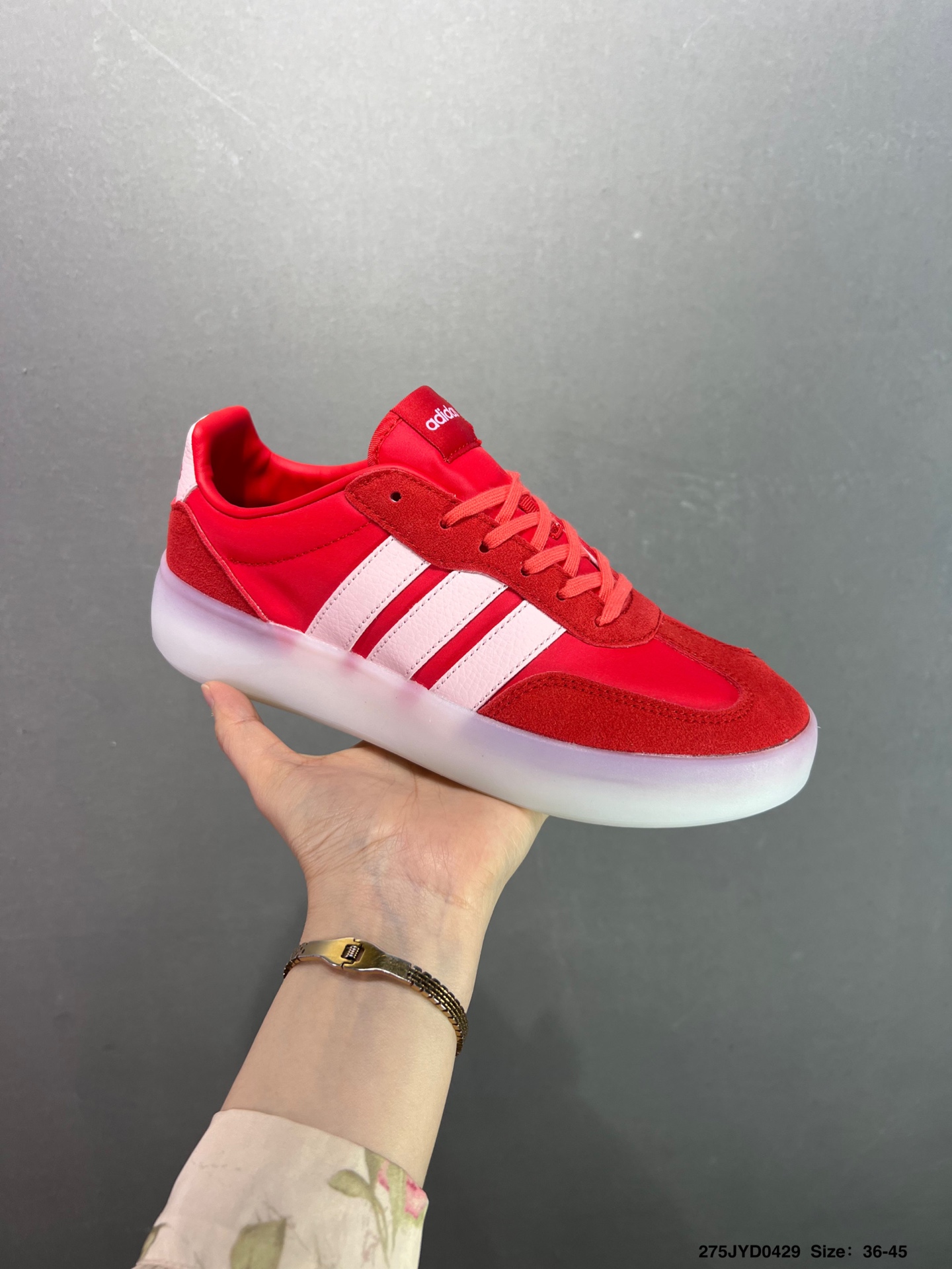 Adidas Barreda Decode Low-Top Red Sneakers for Comfort and Shock Absorption 3 i1745945907968 3568 0 1