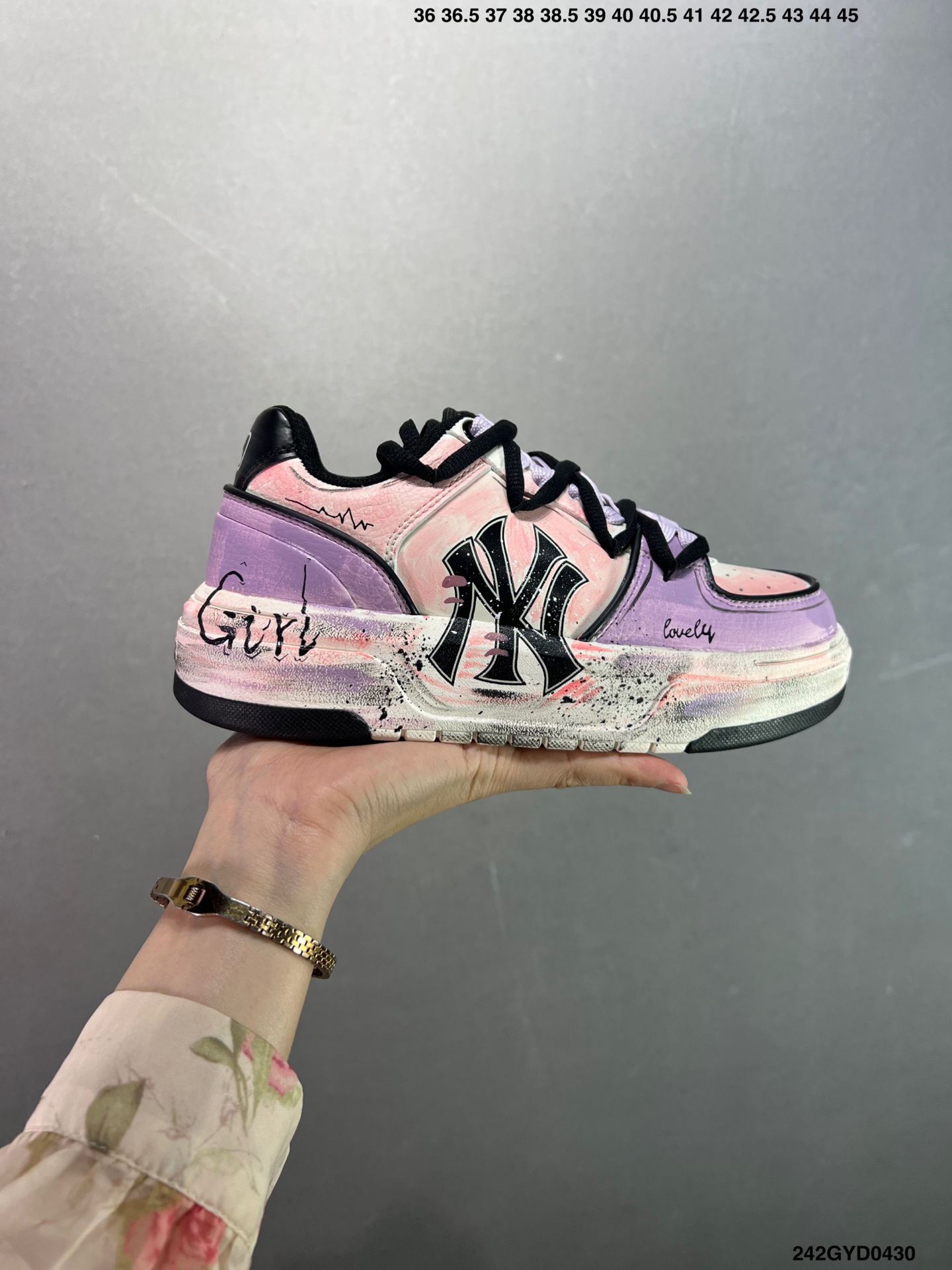 MLB NY Yankees Graffiti Chunky Sneakers - Elevated Style & Comfort