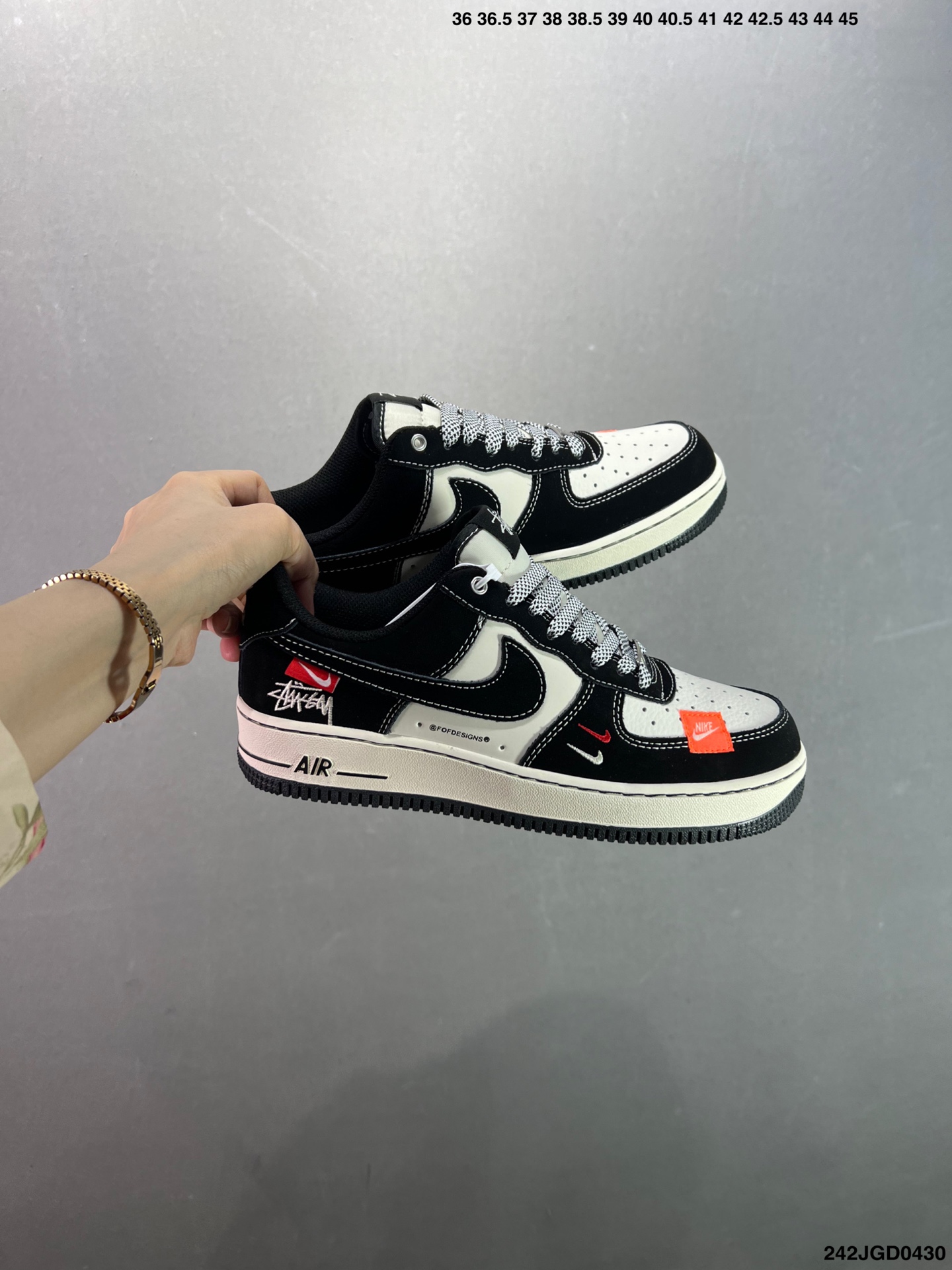 Nike Air Force 1 '07 Low Black/White Casual Sneakers Size 36-45 10 i1745945981130 6718 0 8