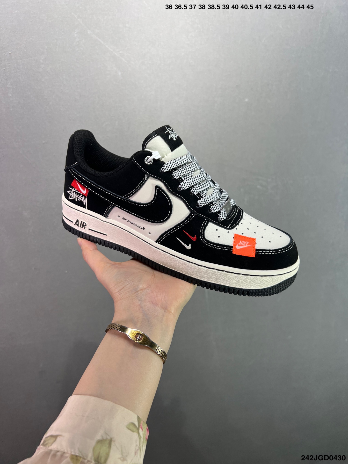 Nike Air Force 1 '07 Low Black/White Casual Sneakers Size 36-45 3 i1745945981162 1455 0 1