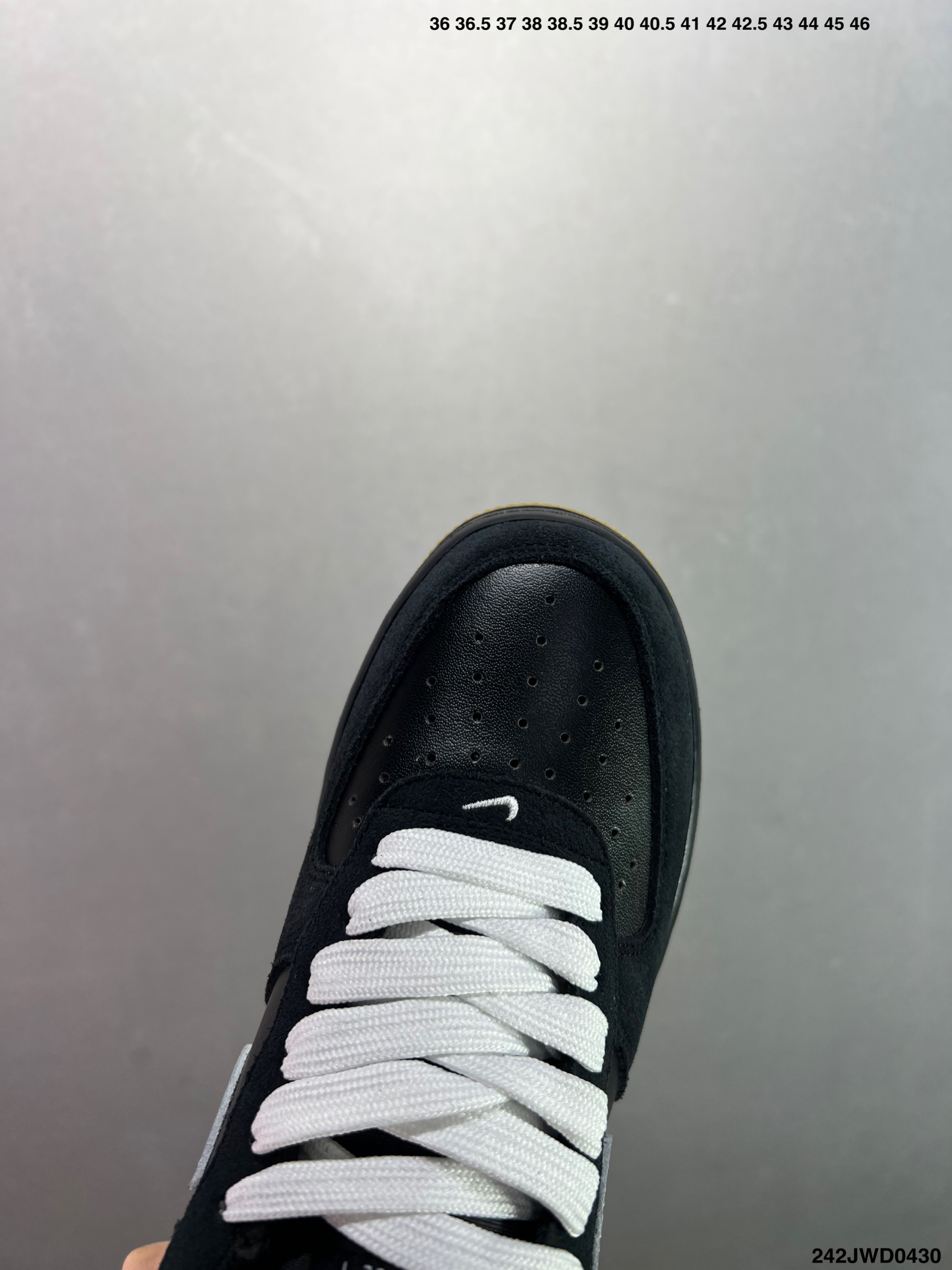 Nike Air Force 1 Low Black White Gum Bottom Sneakers Size 36-45 6 i1745946015191 7380 0 4