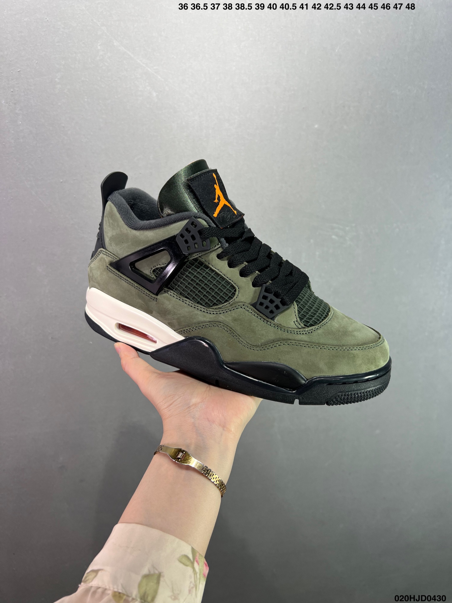 Air Jordan 4 Retro 'Olive Canvas' Basketball Shoes AQ9129-016 3 i1745946397637 2621 0 1