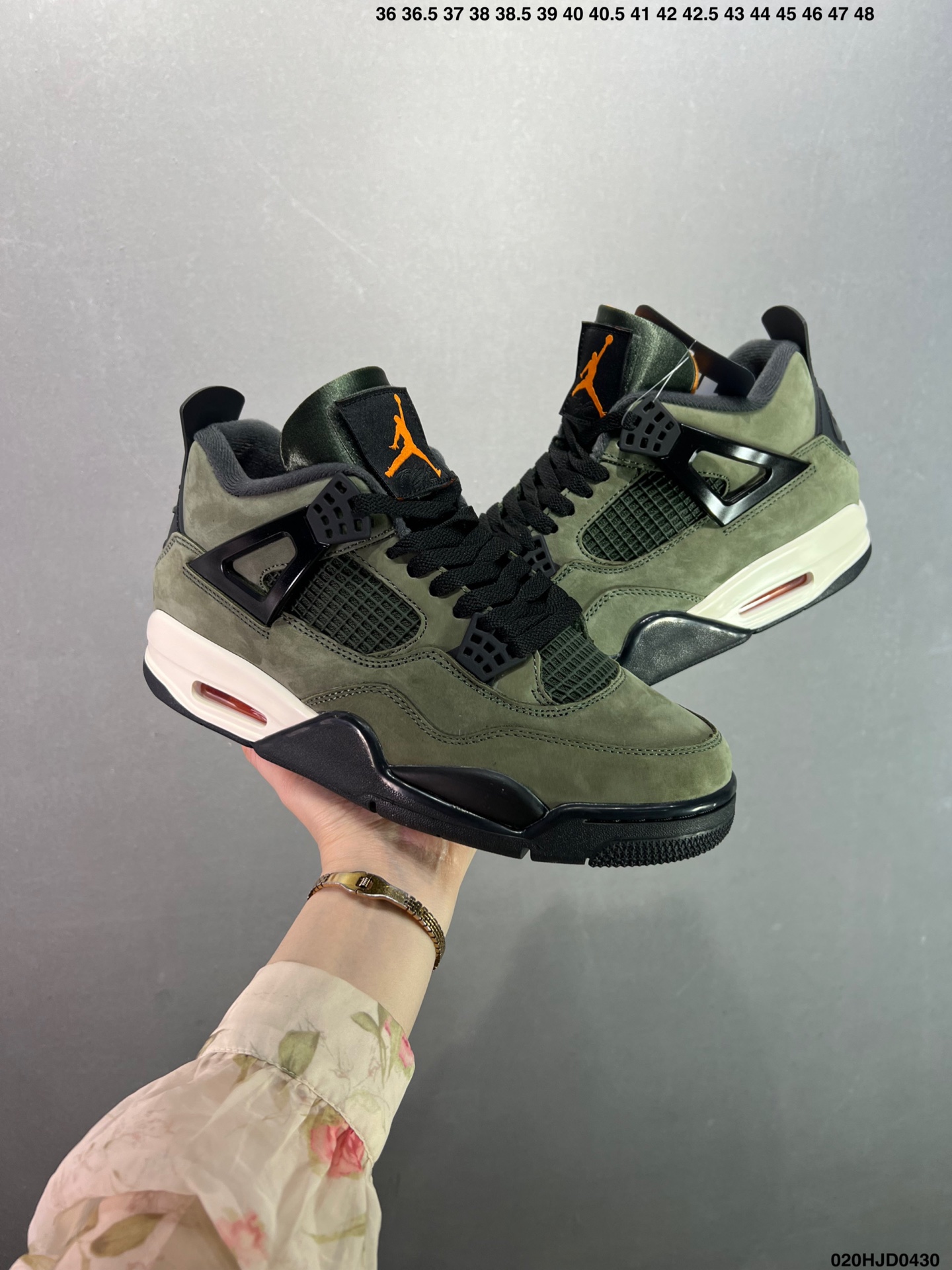Air Jordan 4 Retro 'Olive Canvas' Basketball Shoes AQ9129-016 9 i1745946397646 3908 0 7