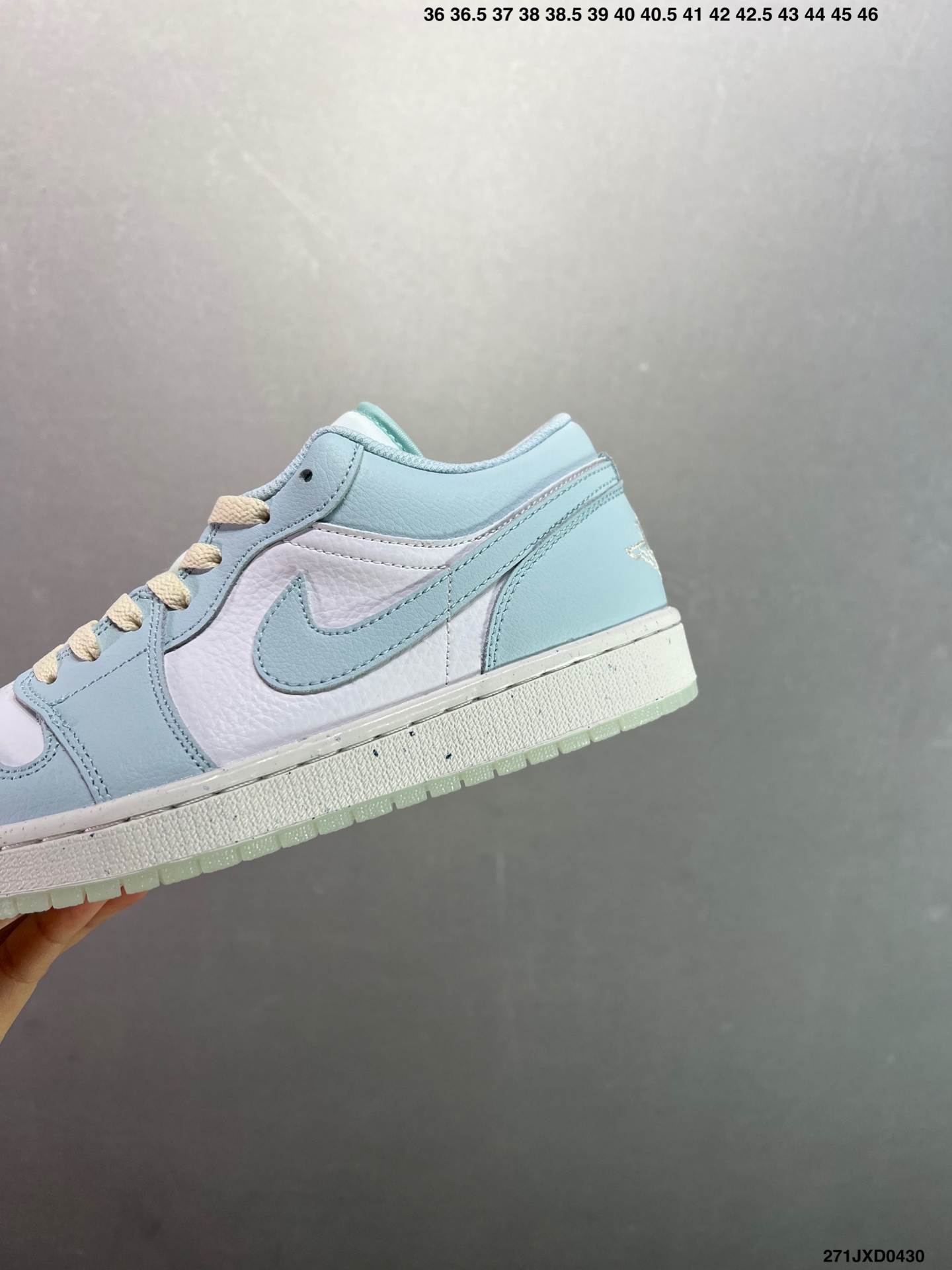 Air Jordan 1 Low Blue White Casual Shoes, Official Color Matching, Breathable 6 i1745946627912 5200 0 4