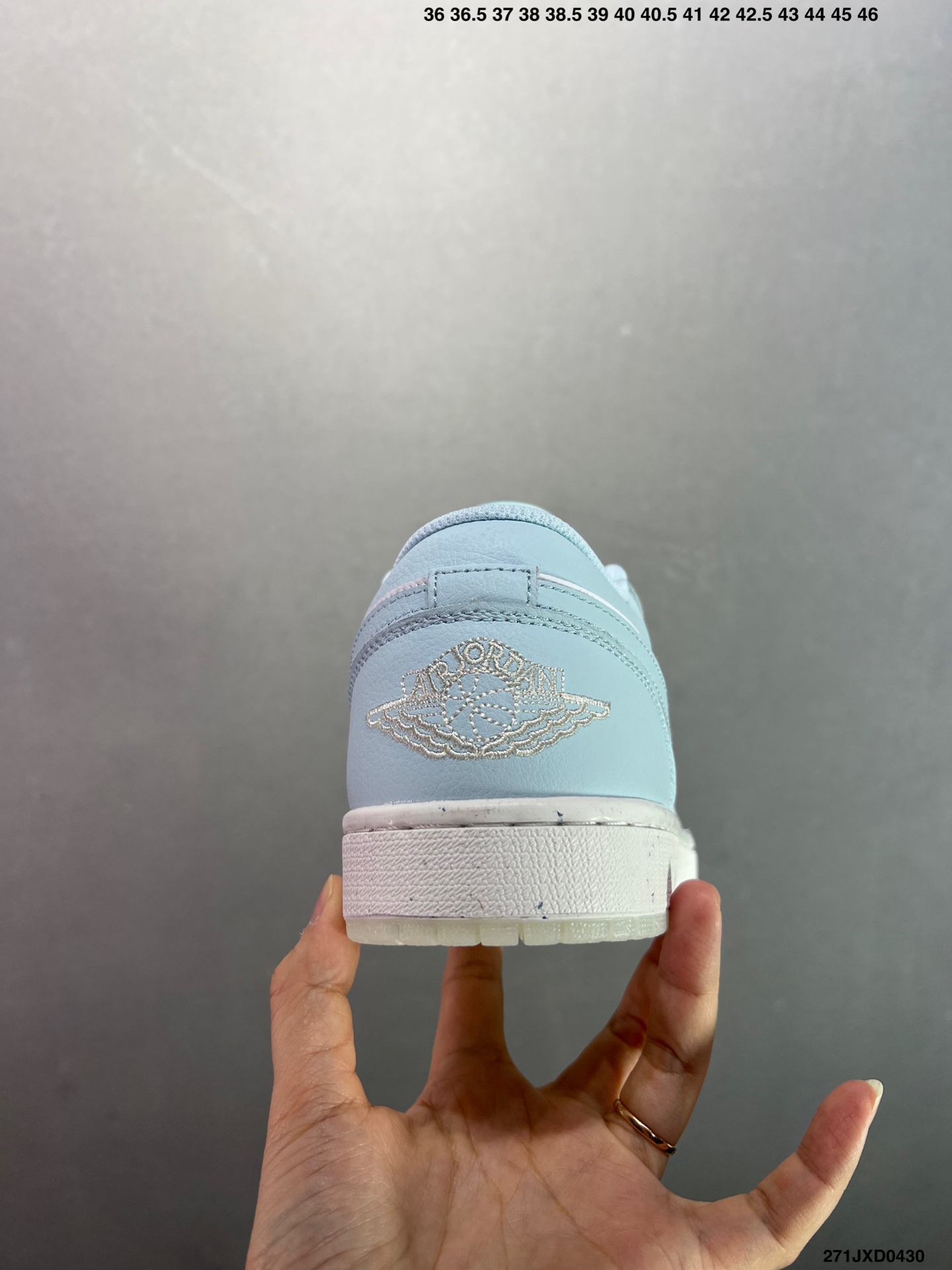 Air Jordan 1 Low Blue White Casual Shoes, Official Color Matching, Breathable 5 i1745946651322 2250 0 3