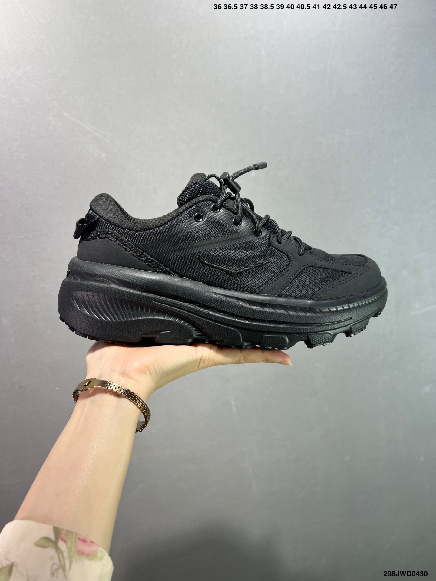 Hoka One One Bondi All Black Running Shoes - Comfortable and Durable