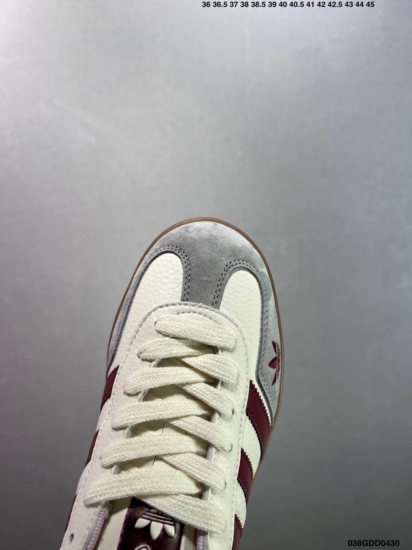 Adidas Original Samba OG Maroon/White Leather Classic Lightweight Shoes 6 i1745946958885 1826 0 4