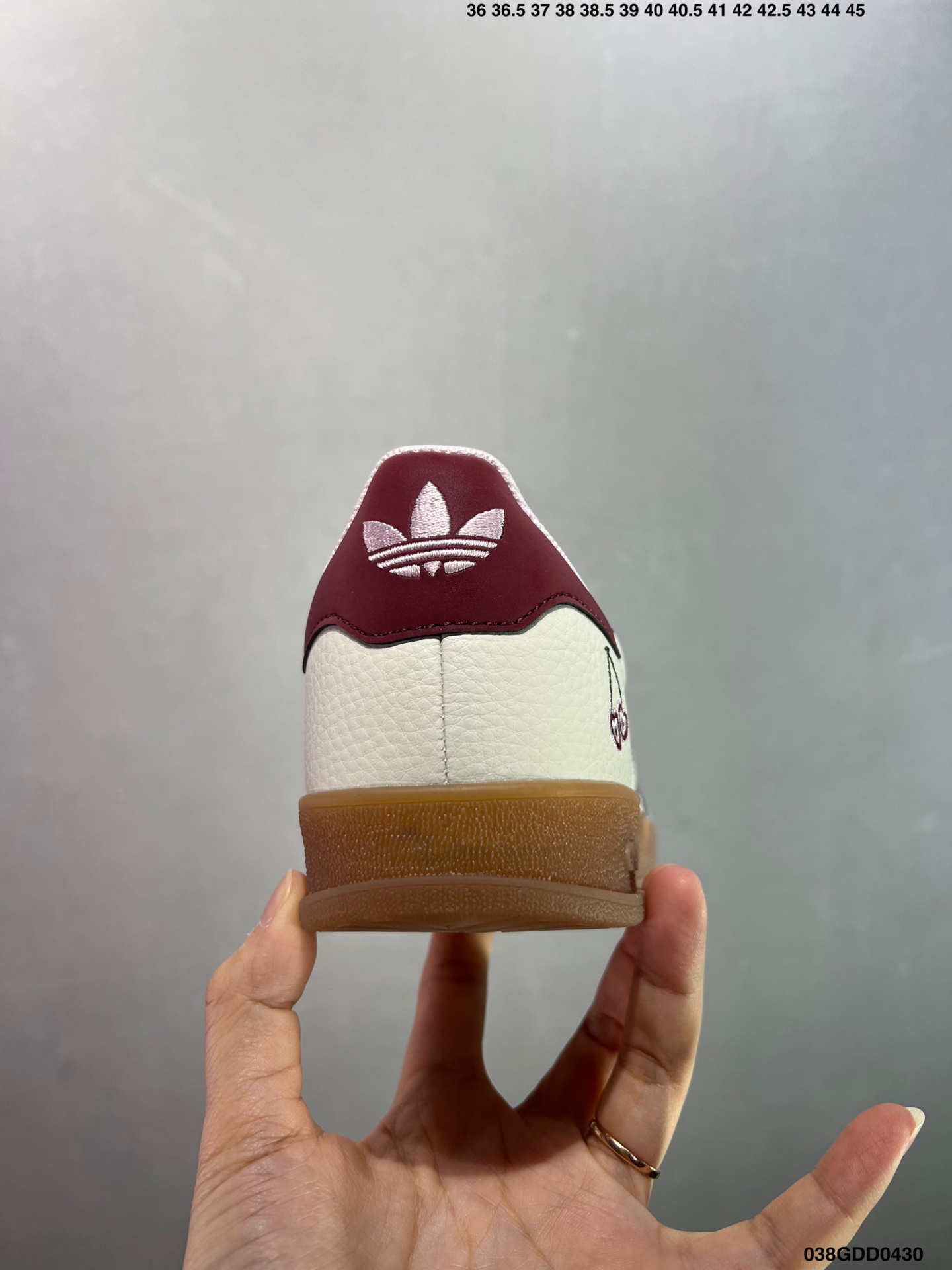 Adidas Original Samba OG Maroon/White Leather Classic Lightweight Shoes 5 i1745946958915 8154 0 3