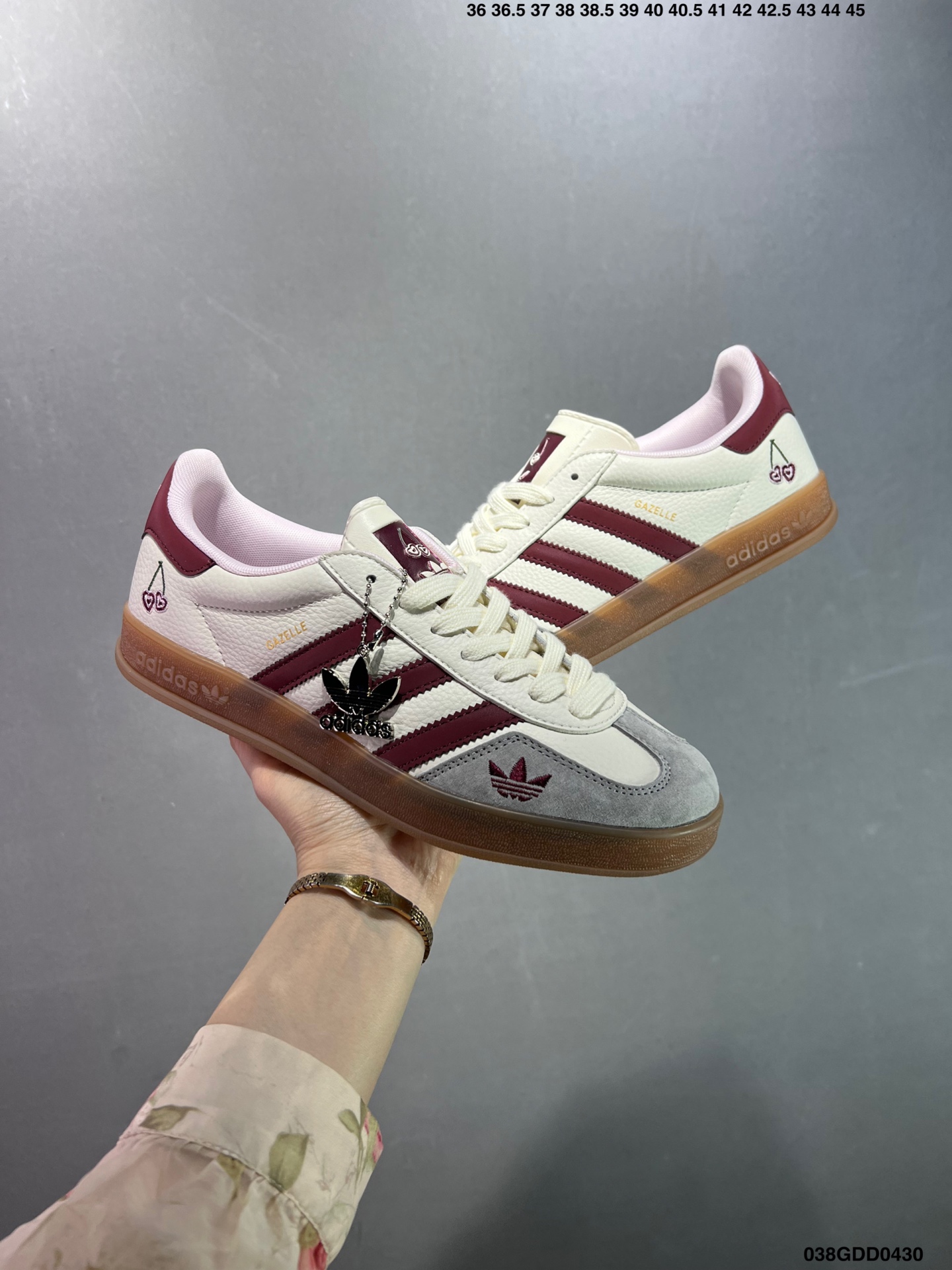Adidas Original Samba OG Maroon/White Leather Classic Lightweight Shoes 9 i1745946960895 1541 0 7