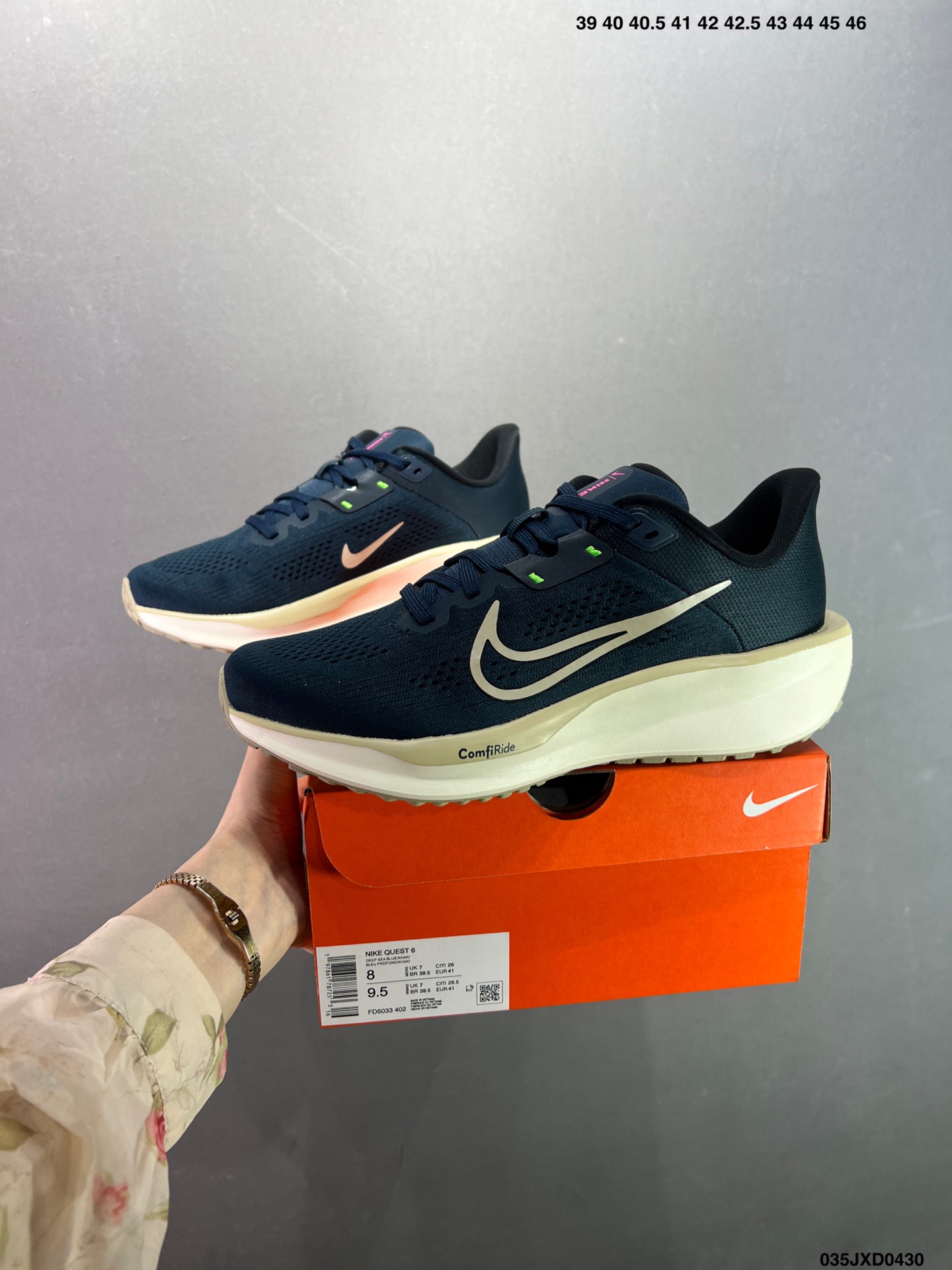 Nike Quest 6 Running Shoes: Breathable Mesh, Layered Design, Comfortable Cushioning 10 i1745947165578 897 0 8