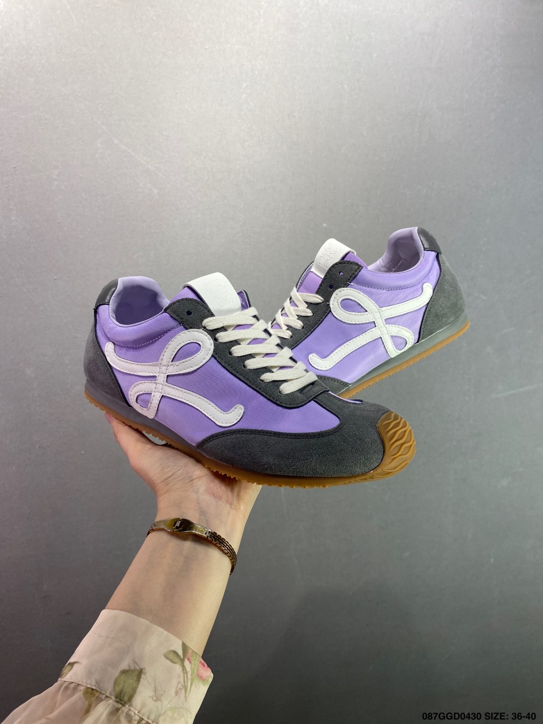 Loewe Ballet Runner 2.0: Lightweight, Comfortable Sneaker in Lilac and Grey 9 i1745948055351 6139 0 7