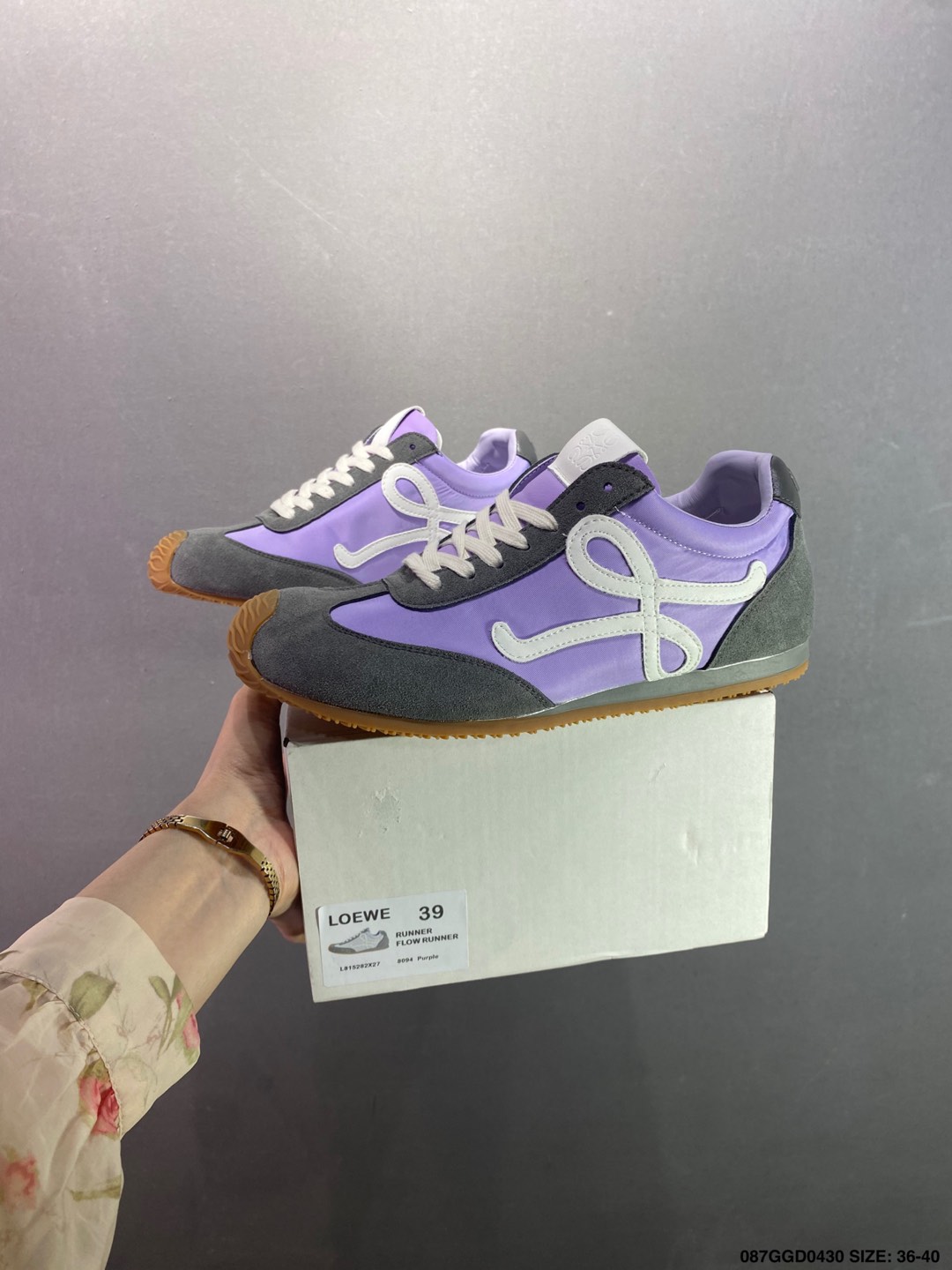 Loewe Ballet Runner 2.0: Lightweight, Comfortable Sneaker in Lilac and Grey 10 i1745948055800 1168 0 8