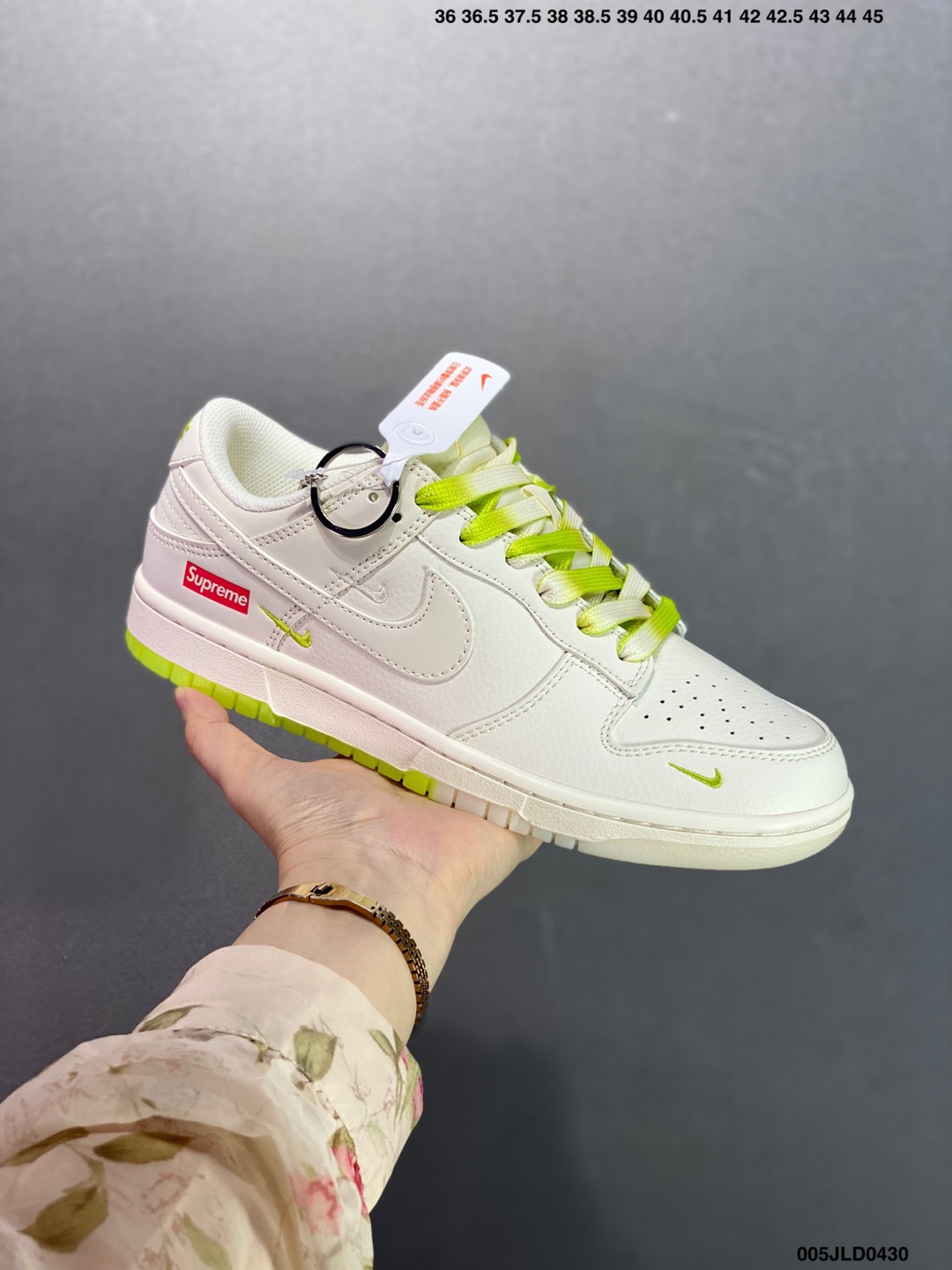 Supreme x Nike Dunk Low Sneakers - White/Khaki - Size 36-45 3 i1745948475305 2915 0 1
