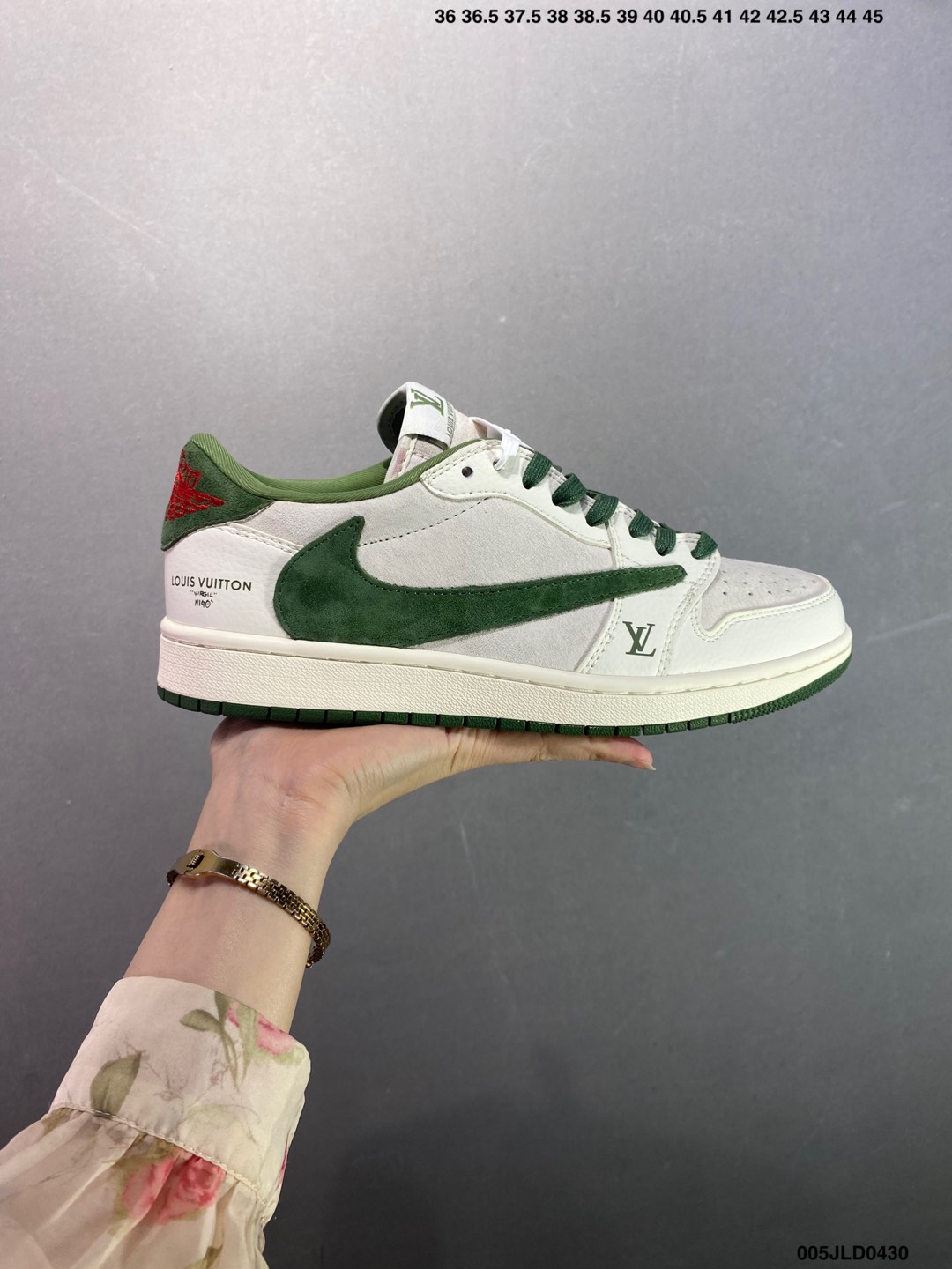 Louis Vuitton x Air Jordan 1 Low Sneakers - Limited Edition Design