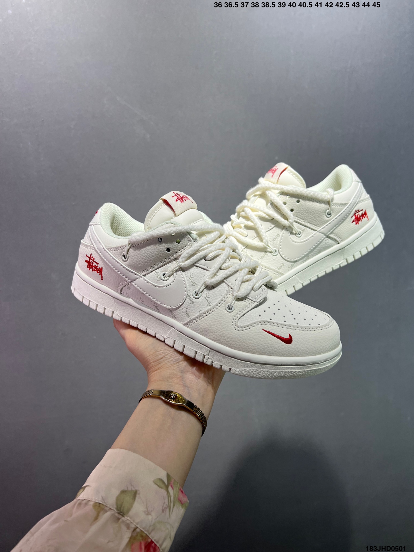 Nike SB Zoom Dunk Low White and Red Casual Skateboarding Shoes 2 i1746027860470 6368 0 7