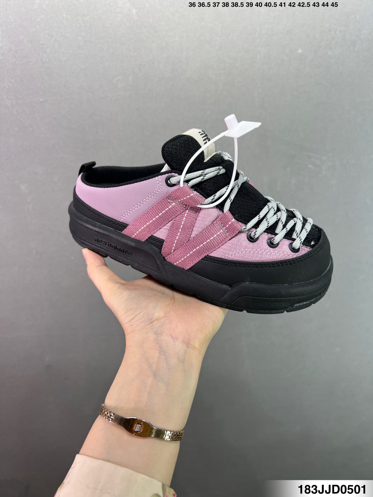 New Balance CRV Mule V2: Outdoor-Inspired Clog in Black and Pink 2 i1746029615375 530 0 1