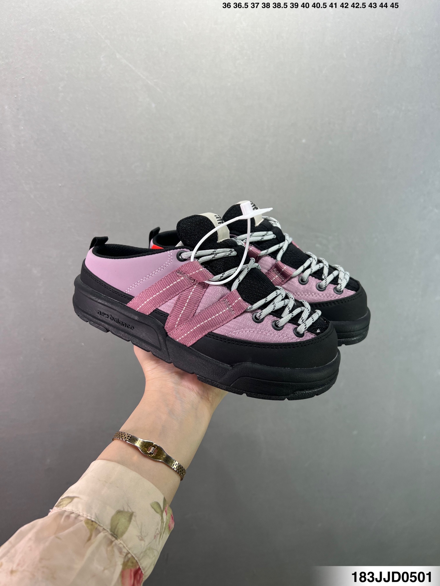 New Balance CRV Mule V2: Outdoor-Inspired Clog in Black and Pink 3 i1746029615381 5349 0 6