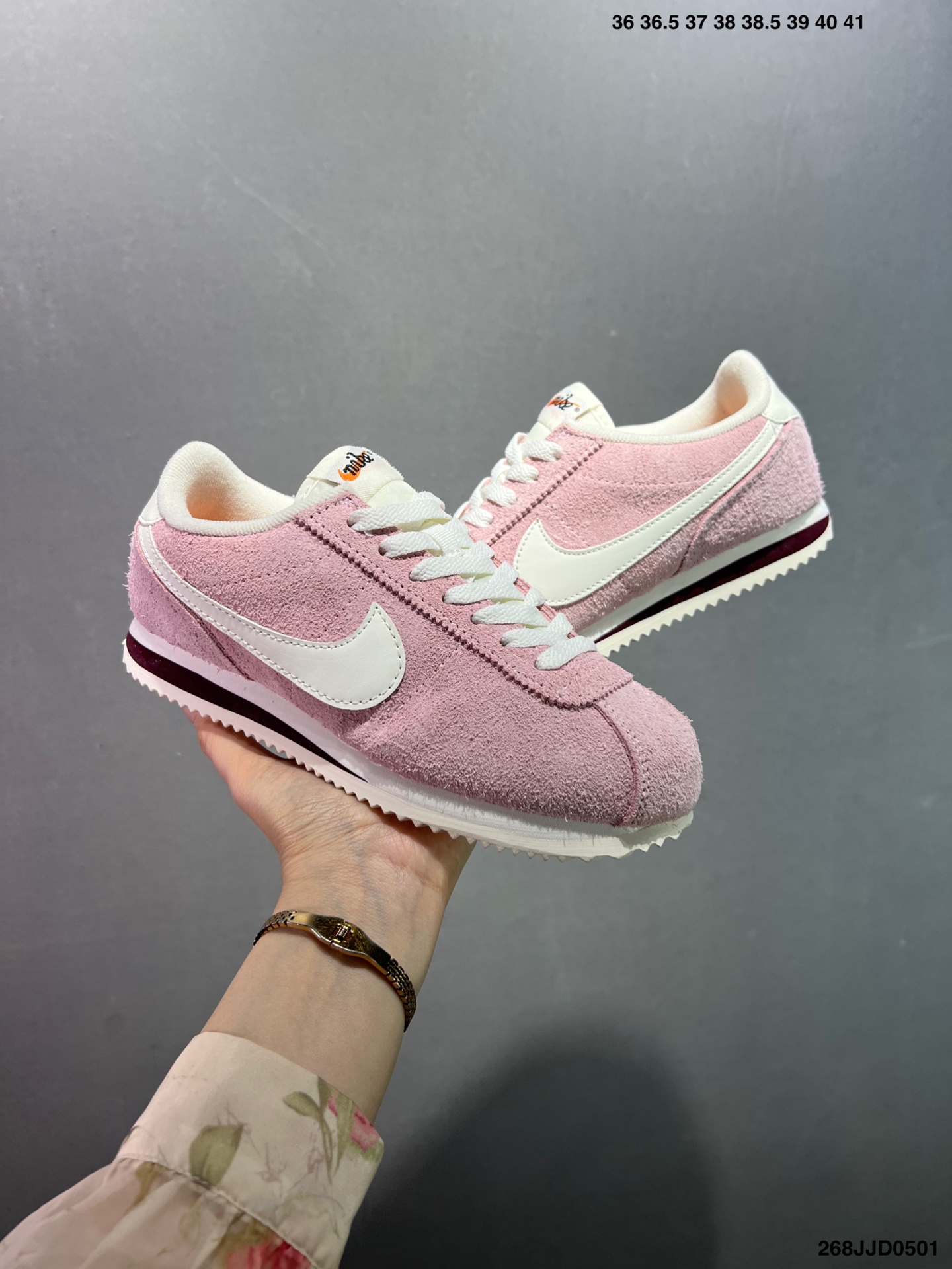 Nike Classic Cortez Pink Women's Lightweight Comfort Running Shoes Sneakers 7 i1746030110331 7912 0 7