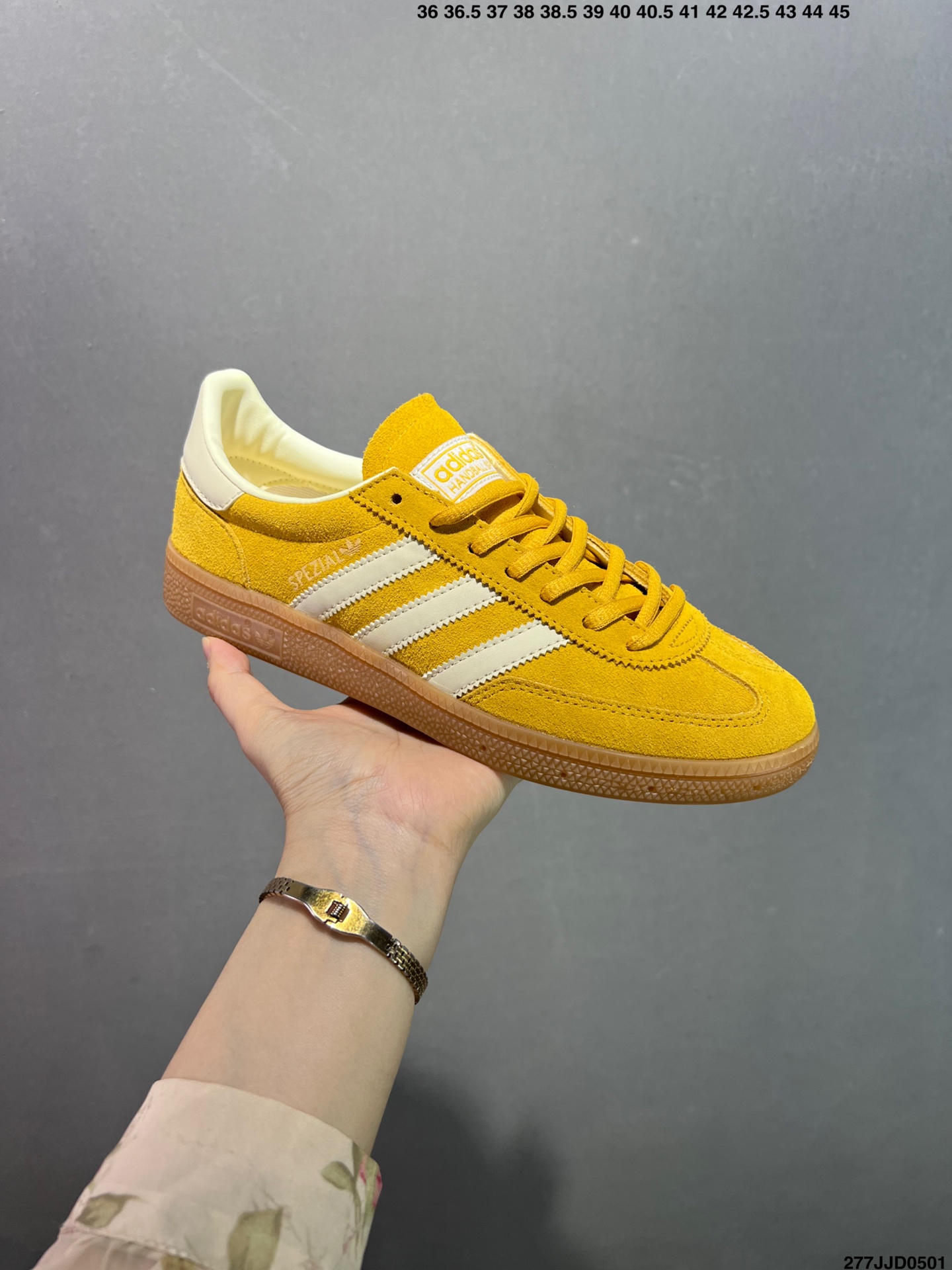 Adidas Originals Handball Spezial Yellow Suede Athletic Shoes IF7088 3 i1746030599216 5414 0 1