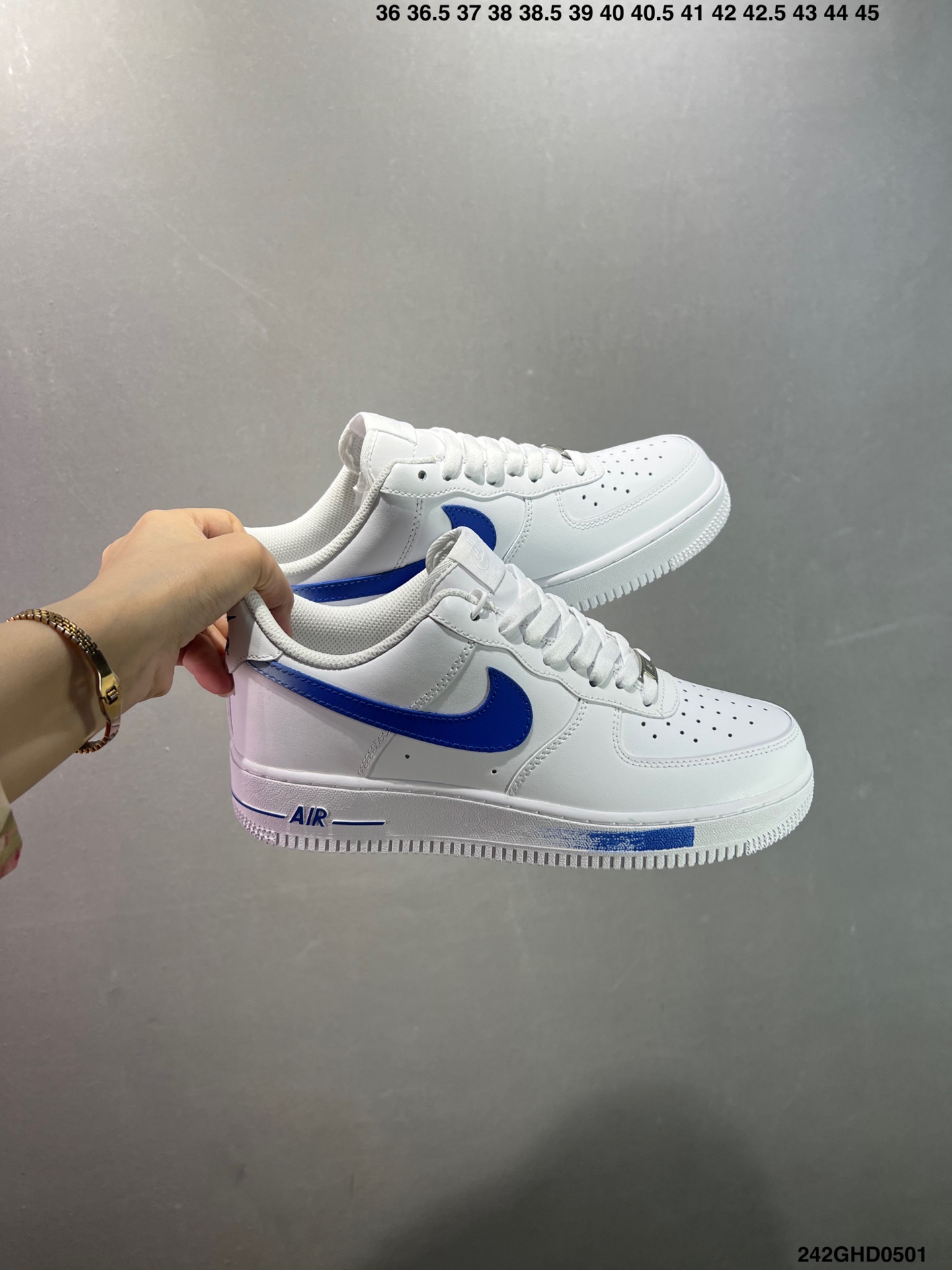 Nike Air Force 1 '07 Low-Top White/Blue Men's Sneaker - Classic Style 10 i1746030950128 1807 0 8
