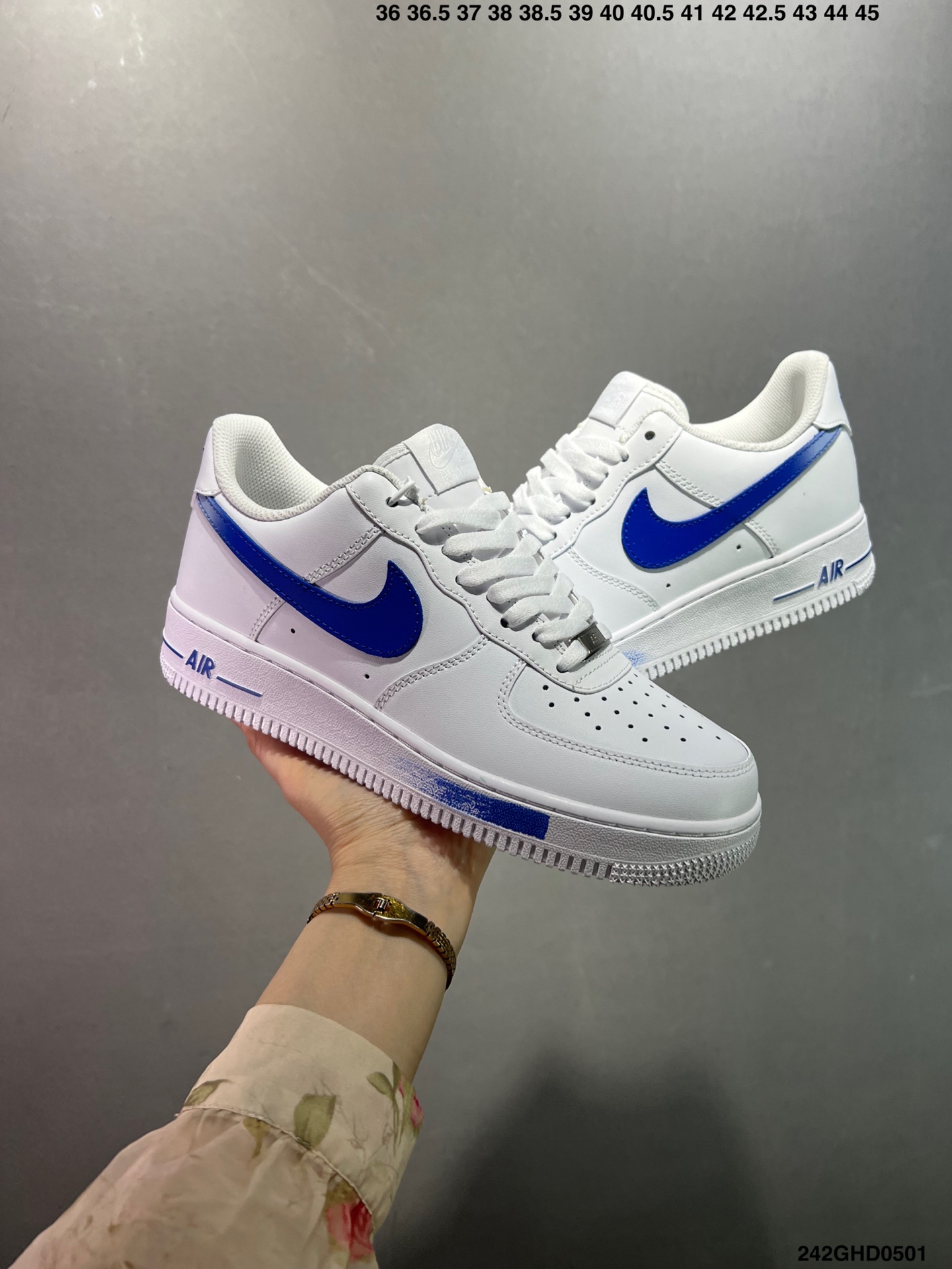 Nike Air Force 1 '07 Low-Top White/Blue Men's Sneaker - Classic Style 9 i1746030953766 128 0 7