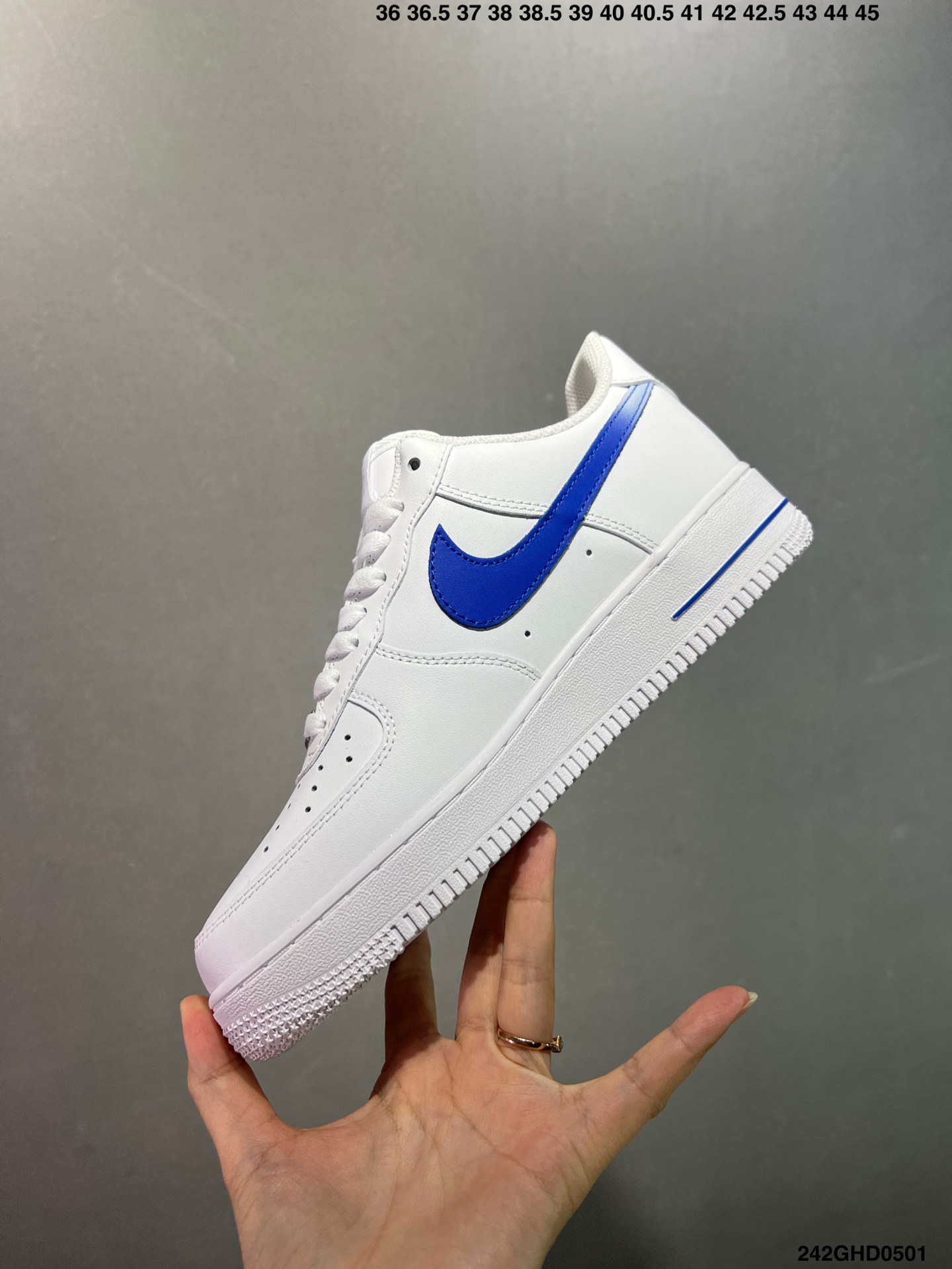Nike Air Force 1 '07 Low-Top White/Blue Men's Sneaker - Classic Style 4 i1746030953799 9820 0 2