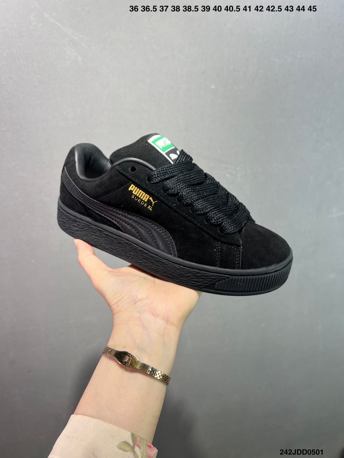 Puma Suede XL Retro Sneakers - Low Top, Black, Durable, and Slip-Resistant 3 i1746031013211 5833 0 1