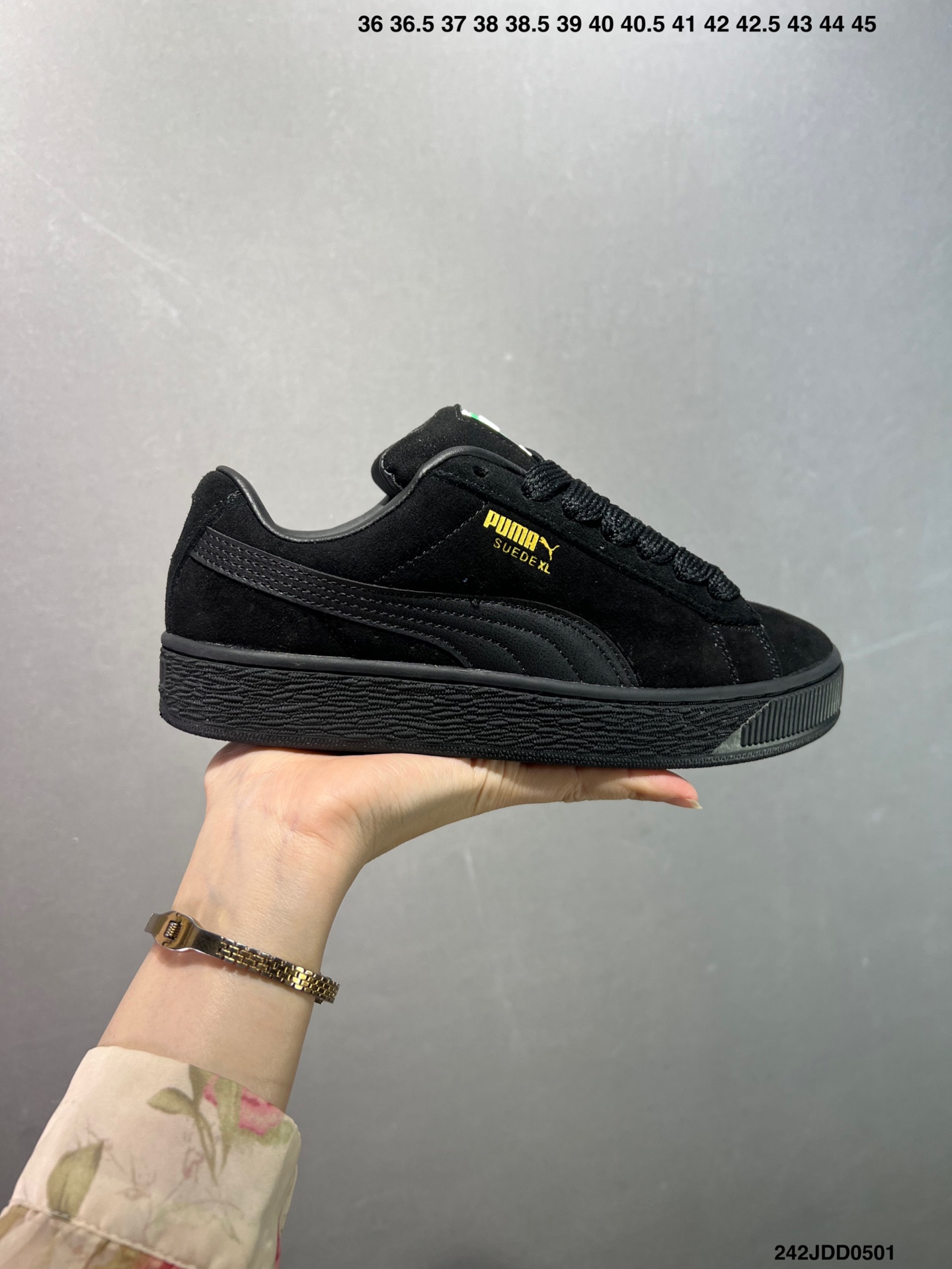 Puma Suede XL Retro Sneakers - Low Top, Black, Durable, and Slip-Resistant 2 i1746031018998 4357 0 0