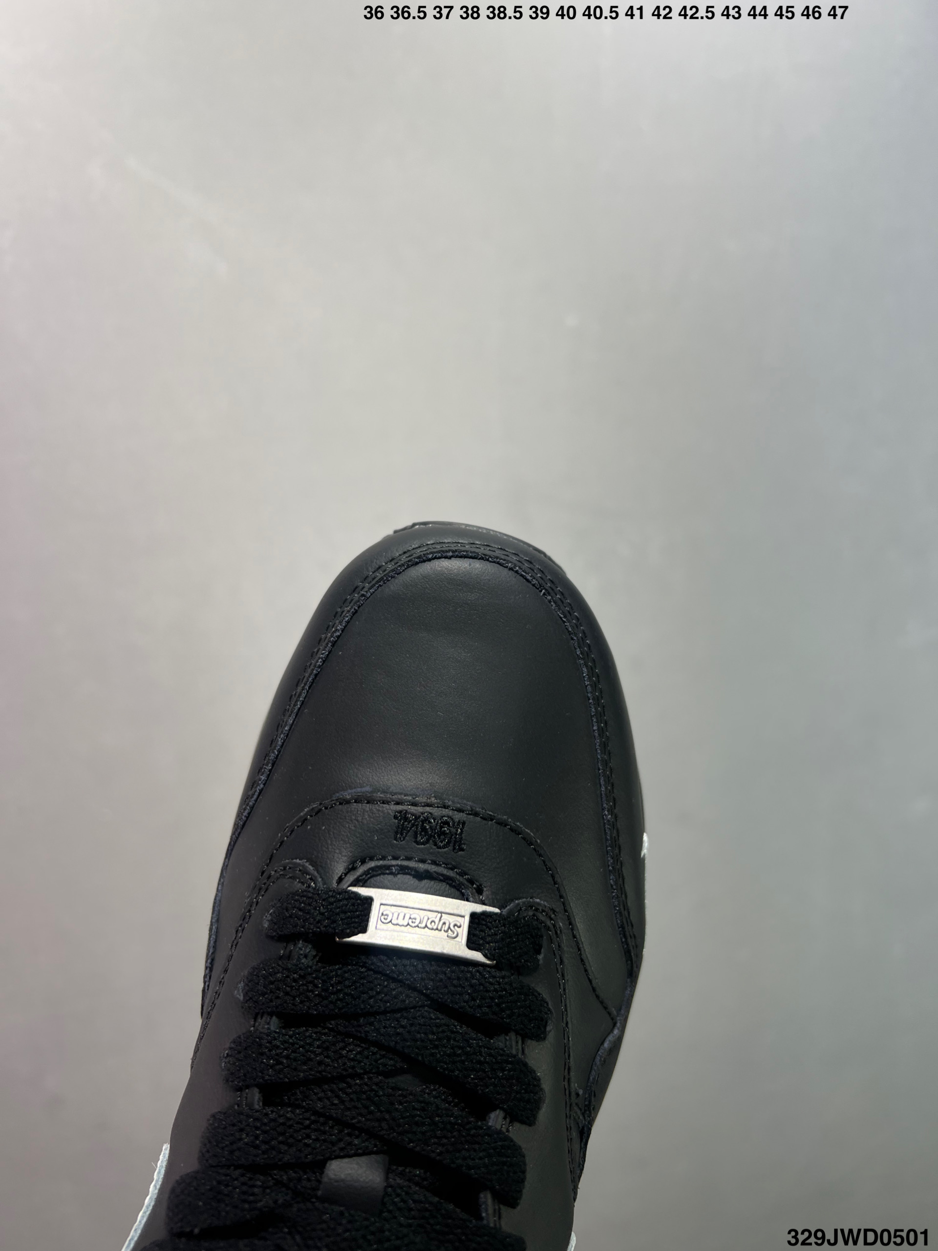 NK Air Max 1 Black Leather Sneakers AH8145-003 6 i1746031243608 2173 0 4